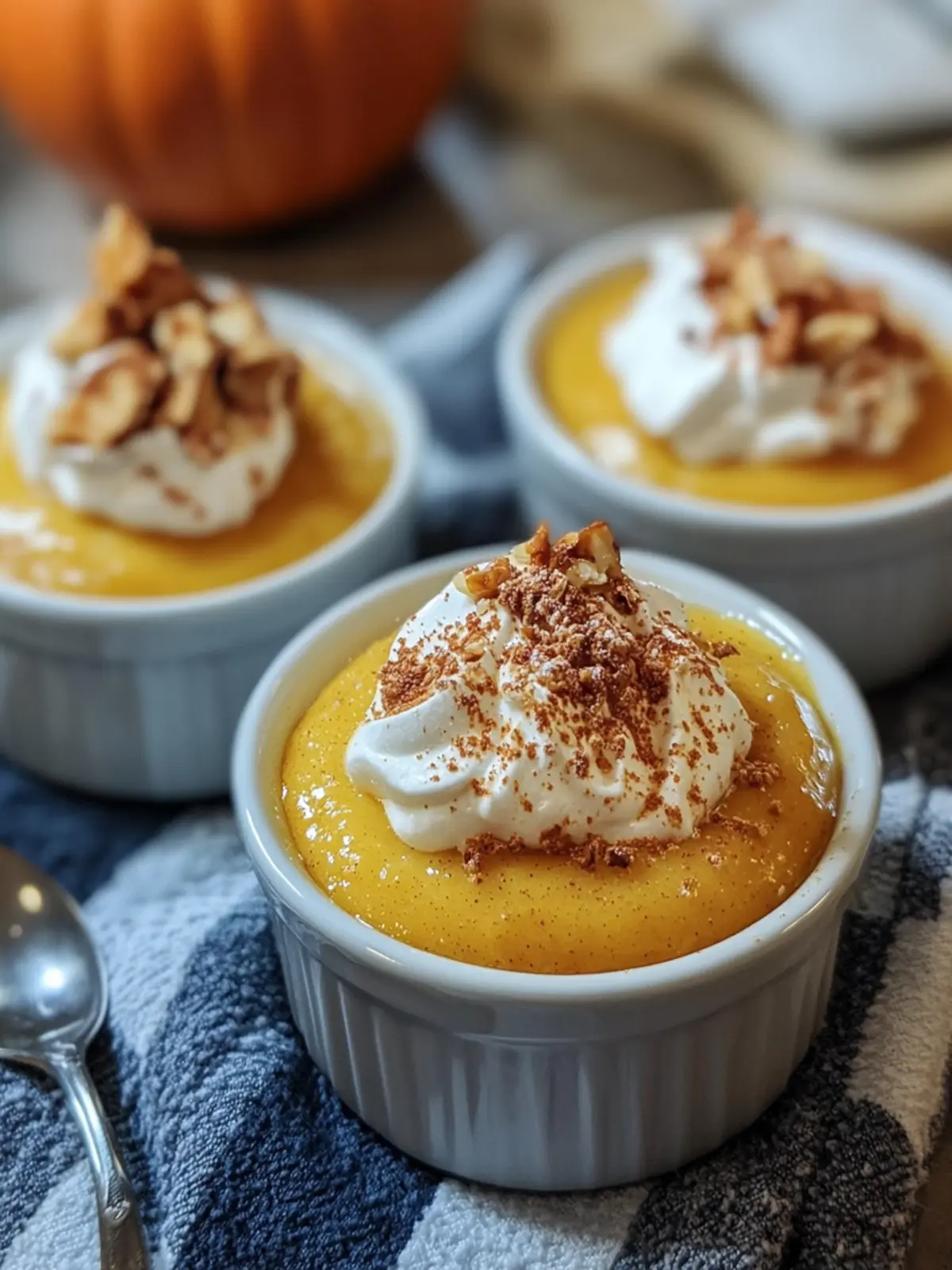 Luscious Maple Pumpkin Custard Pots for Cozy Fall Nights 4 Luscious Maple Pumpkin Custard Pots