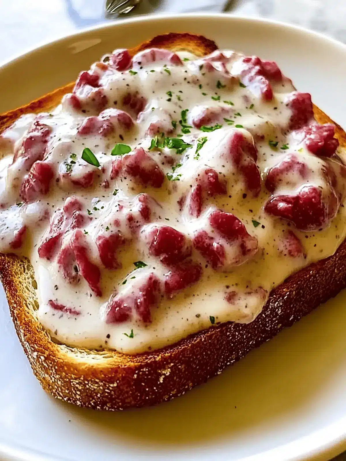 Creamed Chipped Beef on Toast Your New Comfort Food Hero 3 Creamed Chipped Beef on Toast