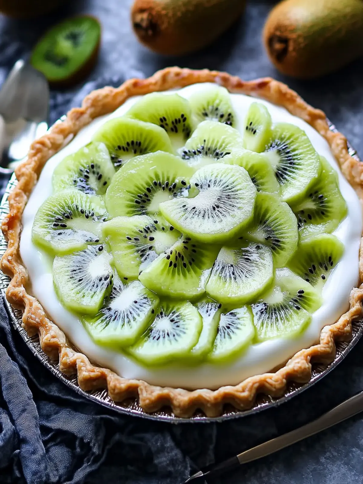 Delightful Healthy Breakfast Pie with Yogurt and Kiwi Bliss 3 Healthy Breakfast Pie with Yogurt and Kiwi