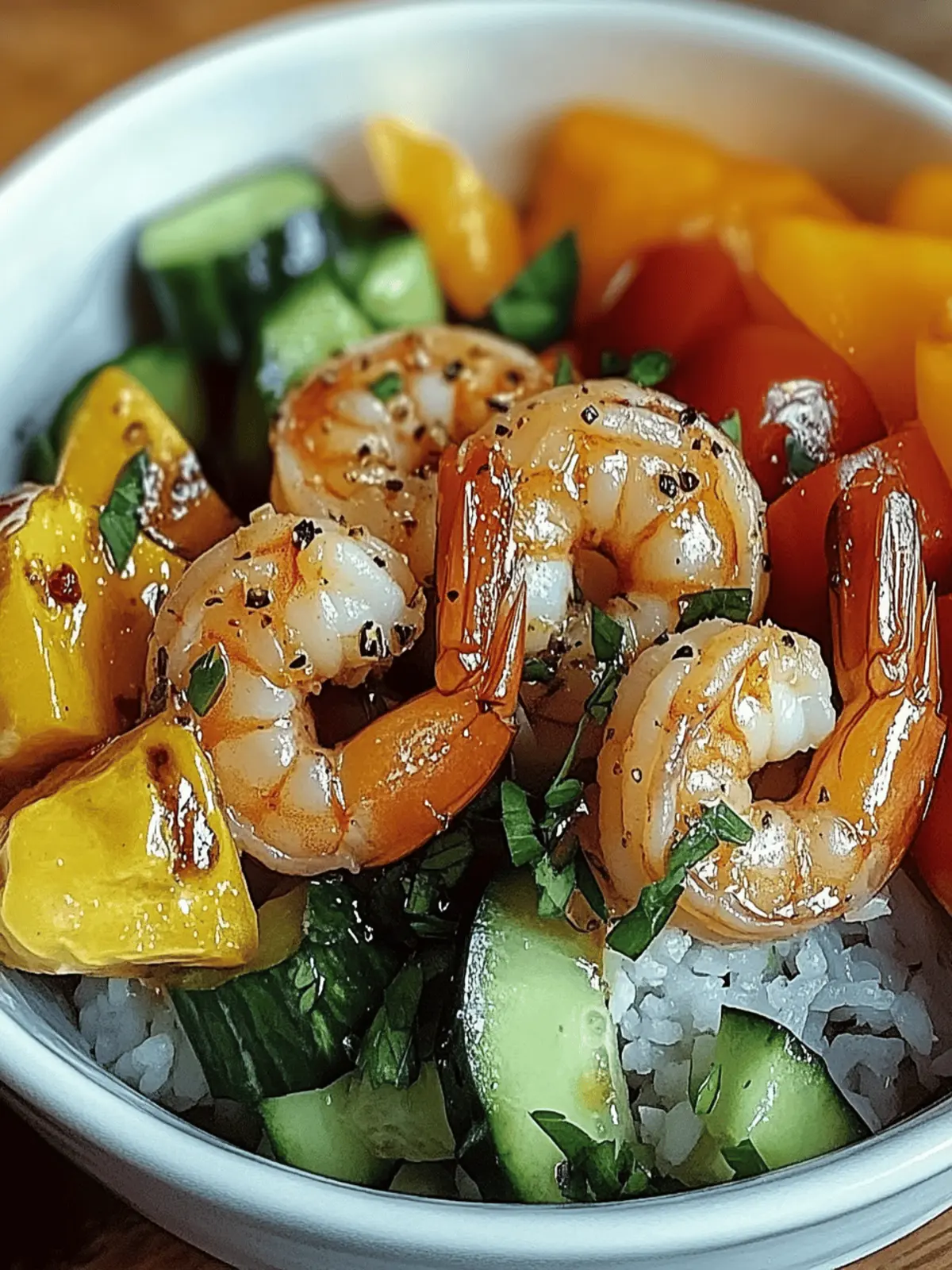 Zesty Shrimp Veggie Bowl: Quick, Healthy & Totally Customizable 2 Zesty Shrimp Veggie Bowl