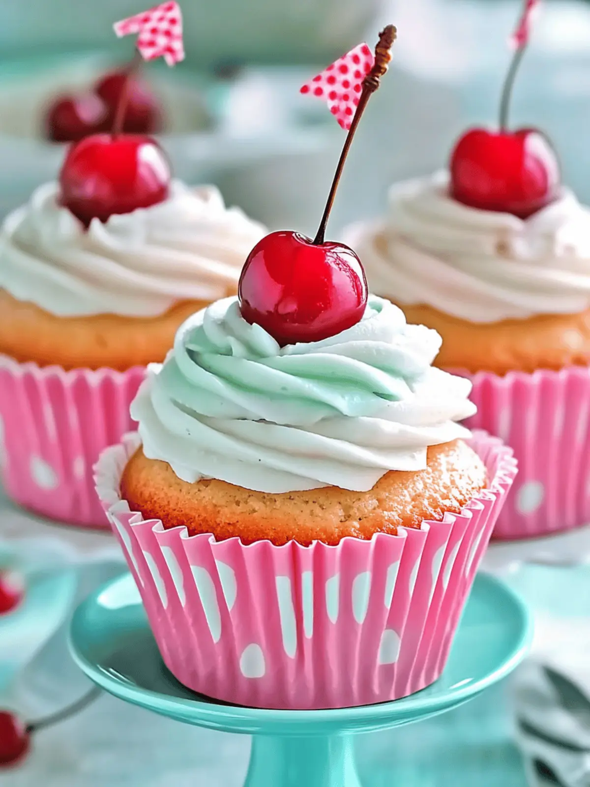 Small Batch Cherry Almond Cupcakes for Sweet Celebrations 3 Small Batch Cherry Almond Cupcakes