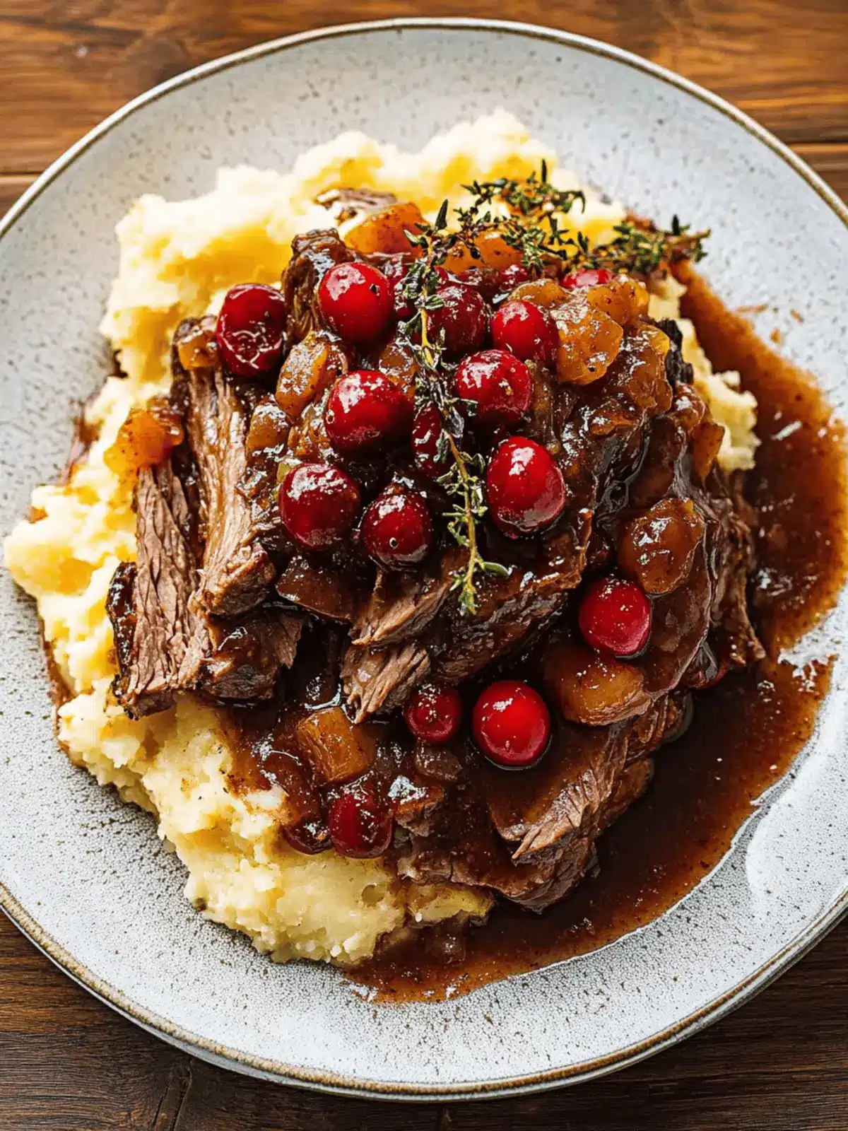 Cranberry Balsamic Roast Beef: Comfort Food Made Easy 4 Cranberry Balsamic Roast Beef