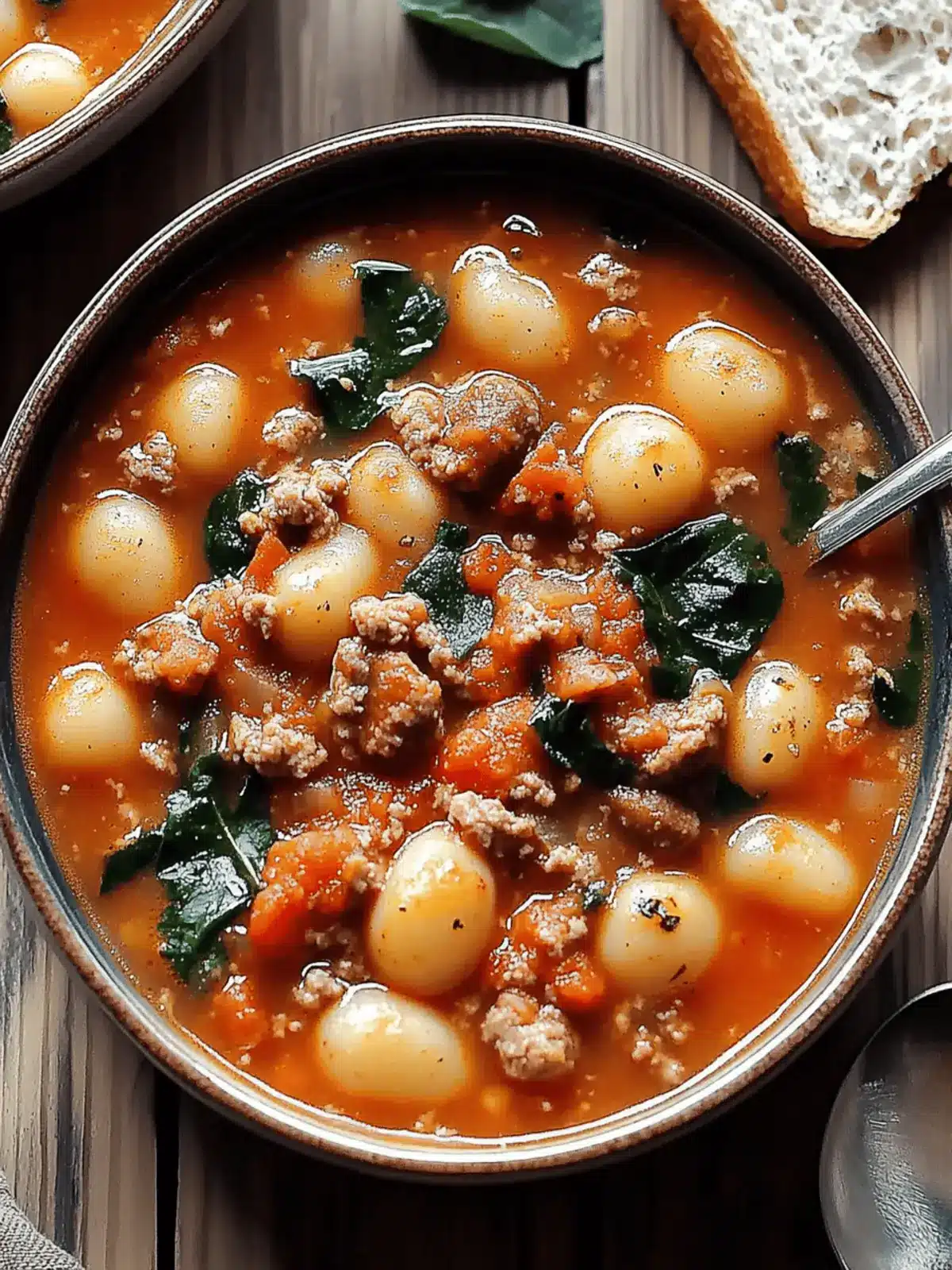 Savoring Comfort: Spicy Sausage Gnocchi Soup with Nduja 3 Sausage Gnocchi Soup with Nduja