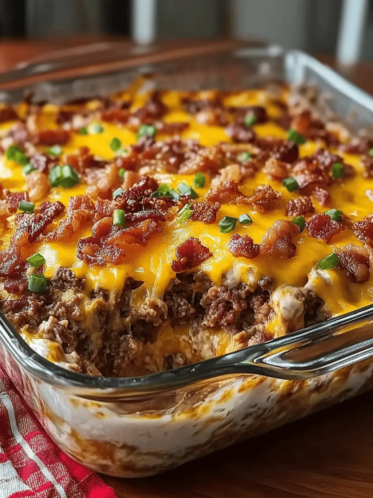 Savor the Low-Carb Bacon Cheeseburger Casserole Tonight 4 Low-Carb Bacon Cheeseburger Casserole