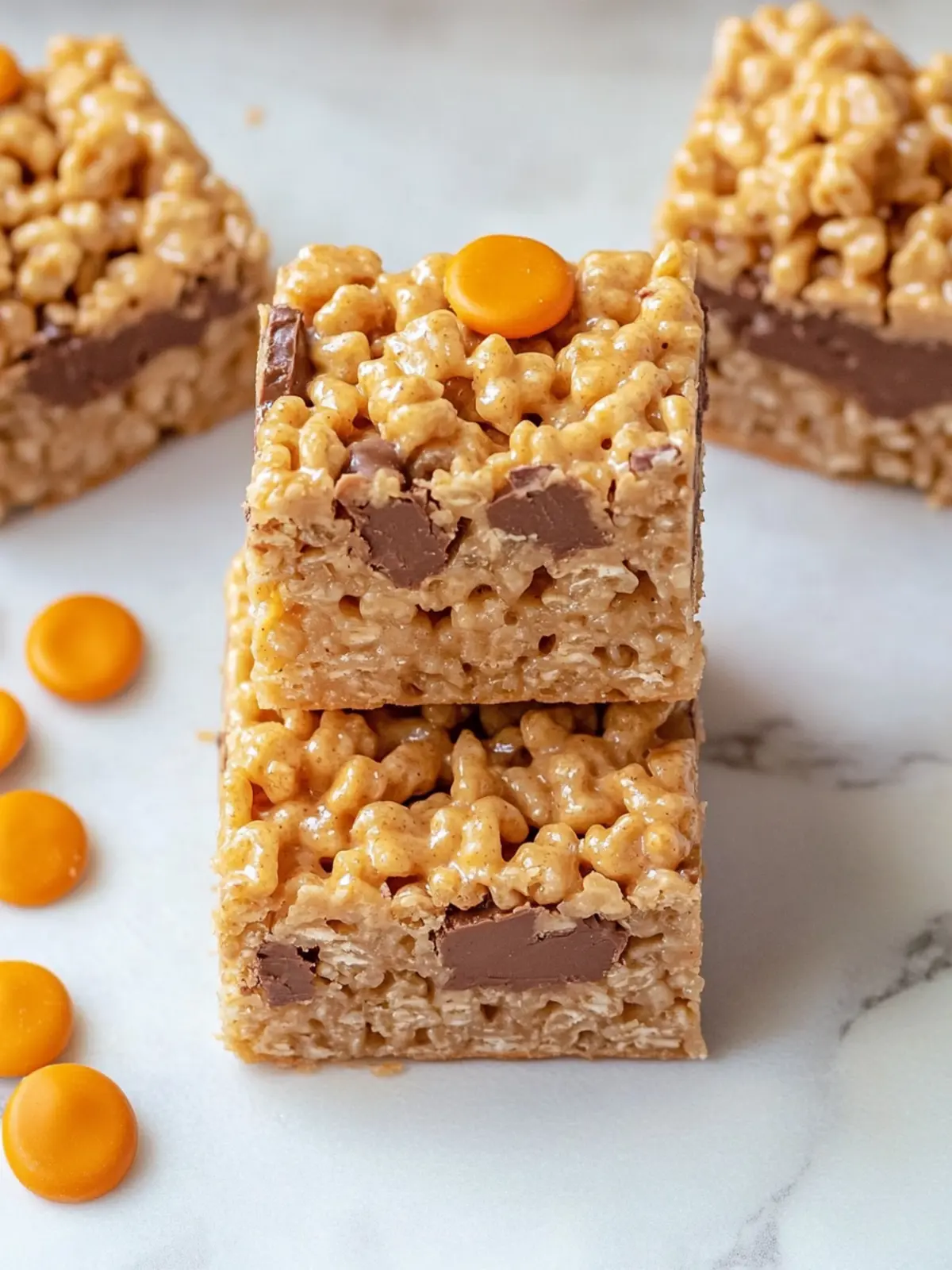 Loaded Peanut Butter Rice Krispies Squares for Family Fun 3 Loaded Peanut Butter Rice Krispies Squares