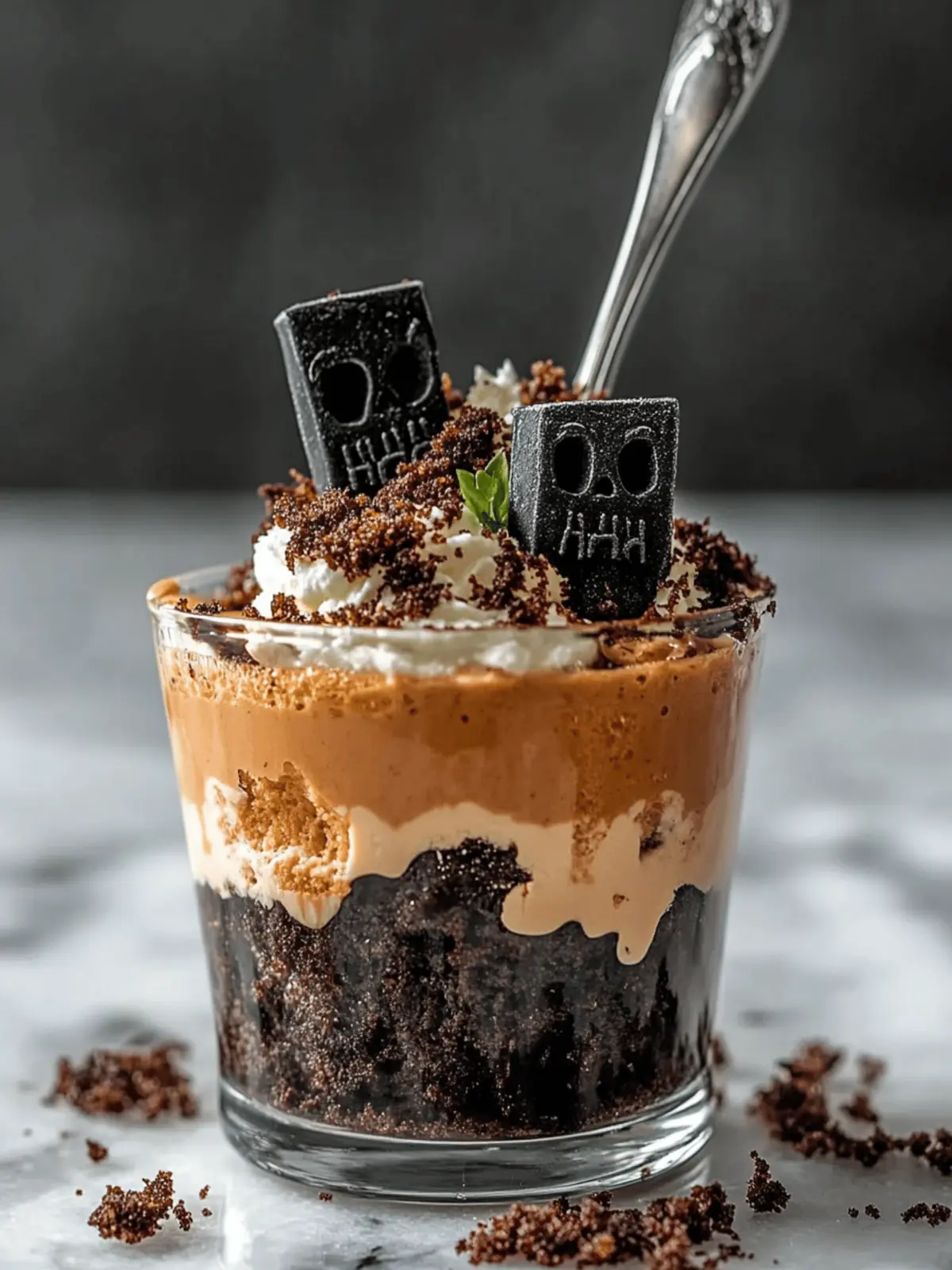 Spooky Graveyard Pudding Cups: A Whimsical Halloween Delight 4 Spooky Graveyard Pudding Cups