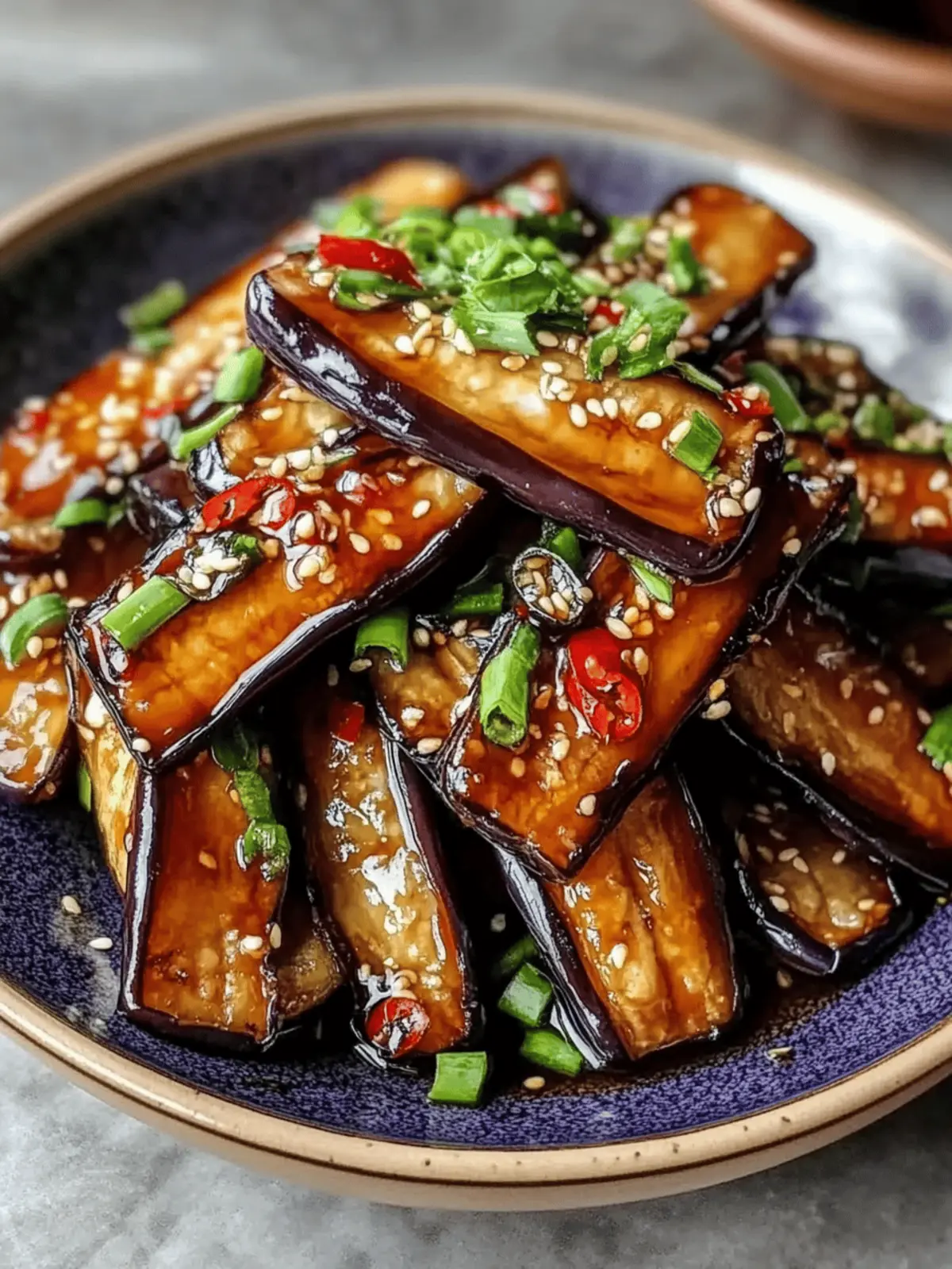 Crispy Eggplant Tossed in Garlic Soy Glaze for Divine Flavor 2 Crispy Eggplant Tossed in Garlic Soy Glaze
