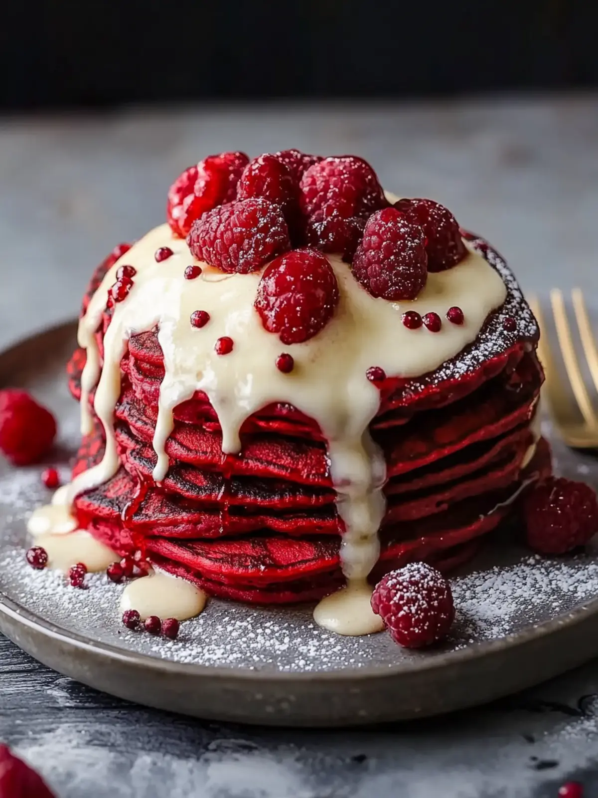 Fluffy Red Velvet Pancakes to Wow Your Valentine s Brunch 4 Red Velvet Pancakes