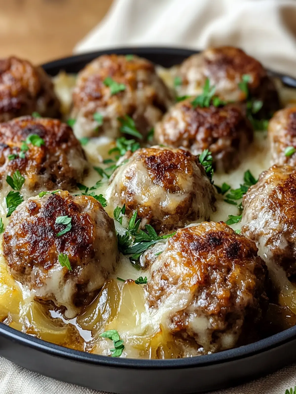 Keto French Onion Meatballs: Comfort Food Without the Carbs 3 Keto French Onion Meatballs