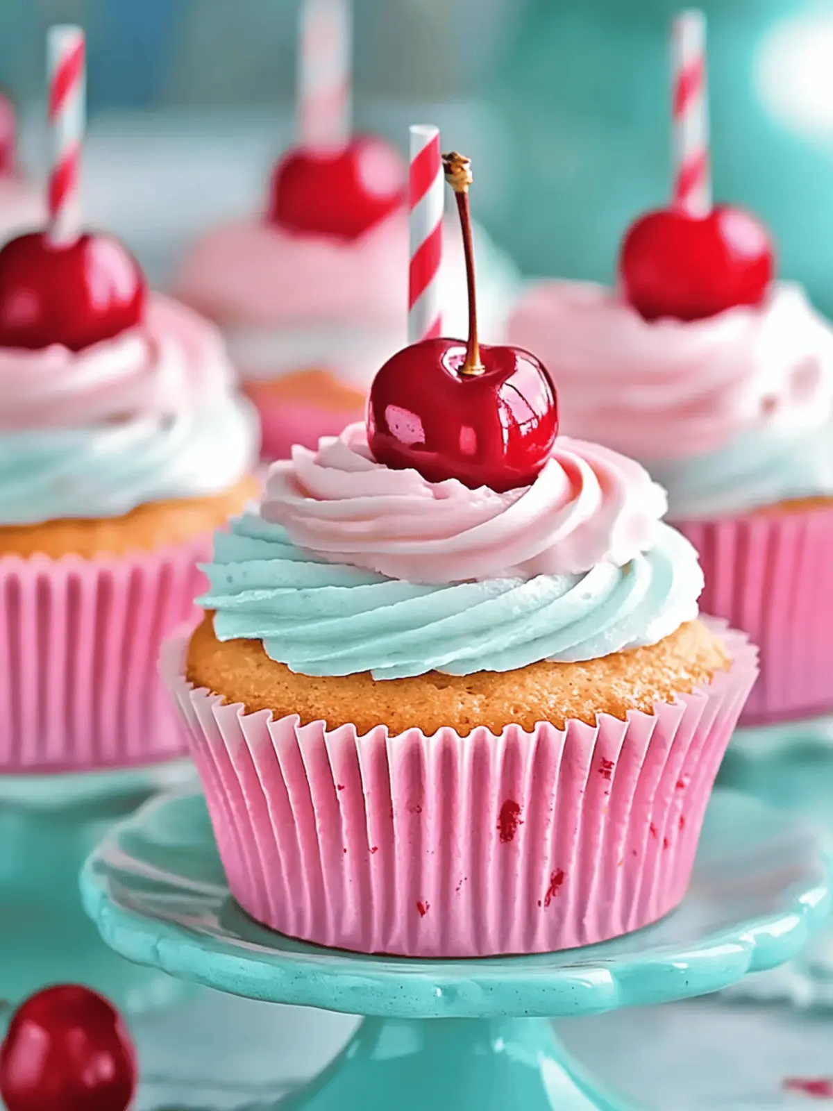Small Batch Cherry Almond Cupcakes for Sweet Celebrations 2 Small Batch Cherry Almond Cupcakes