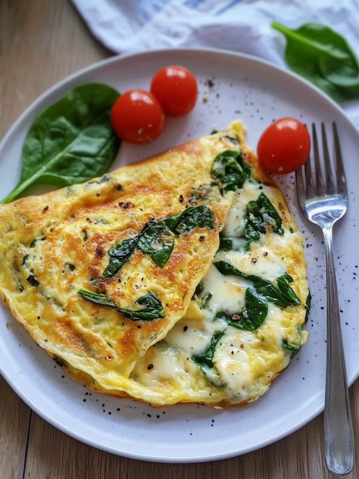 Spinach Omelette Recipe with Cheese: Quick & Nutritious Delight 4 Spinach Omelette Recipe with Cheese