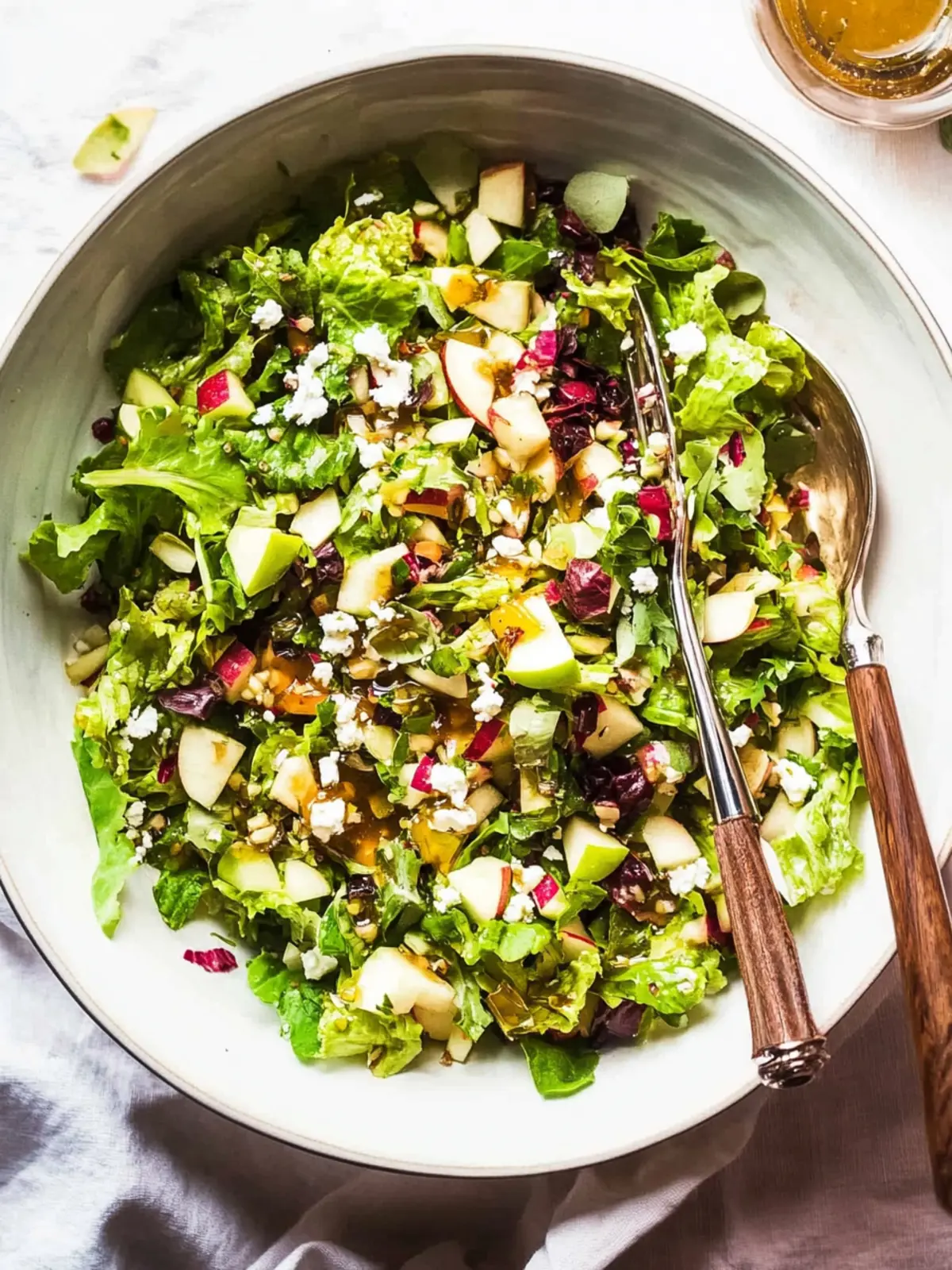 Fall Green Salad with Honey Apple Cider Dressing Delight 4 Fall Green Salad with Honey Apple Cider Dressing