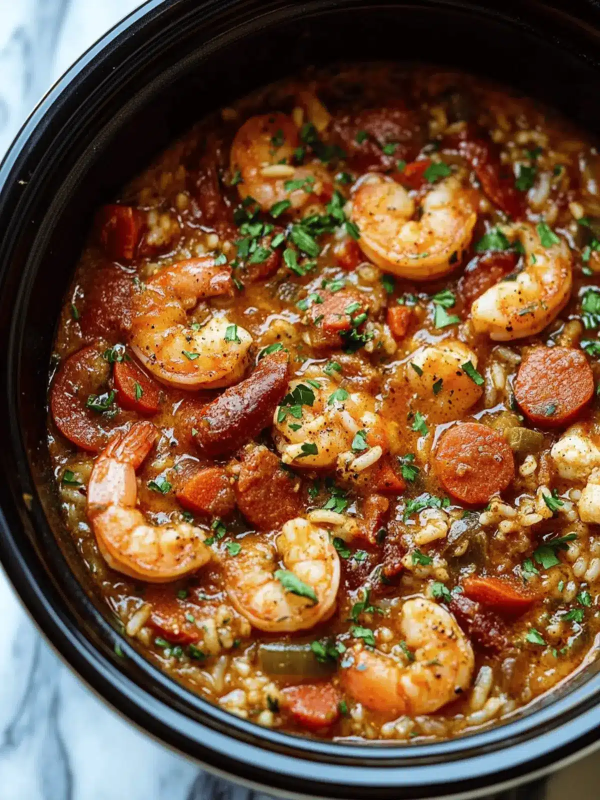 Discover Hearty Slow Cooker Cajun Jambalaya Bliss at Home 2 Slow Cooker Cajun Jambalaya