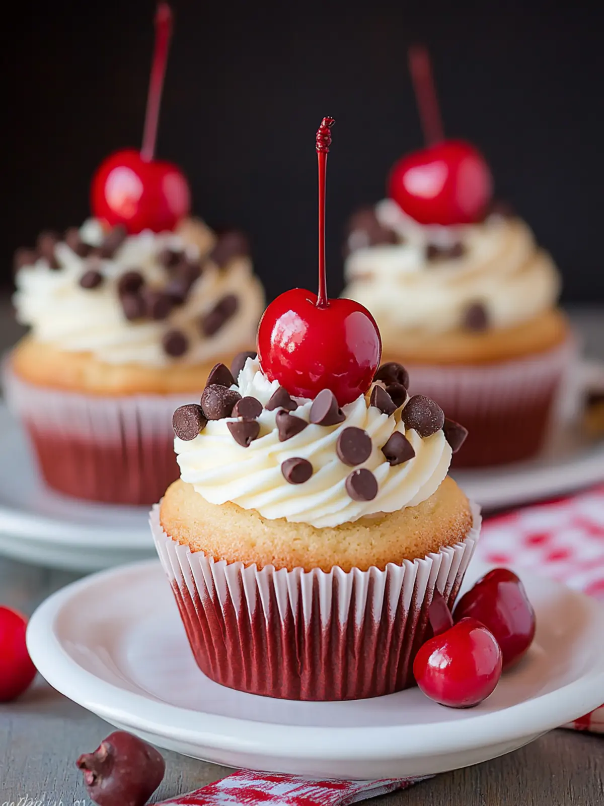 Irresistible Cherry Chip Cupcakes That Wow Every Bite 2 Cherry Chip Cupcakes