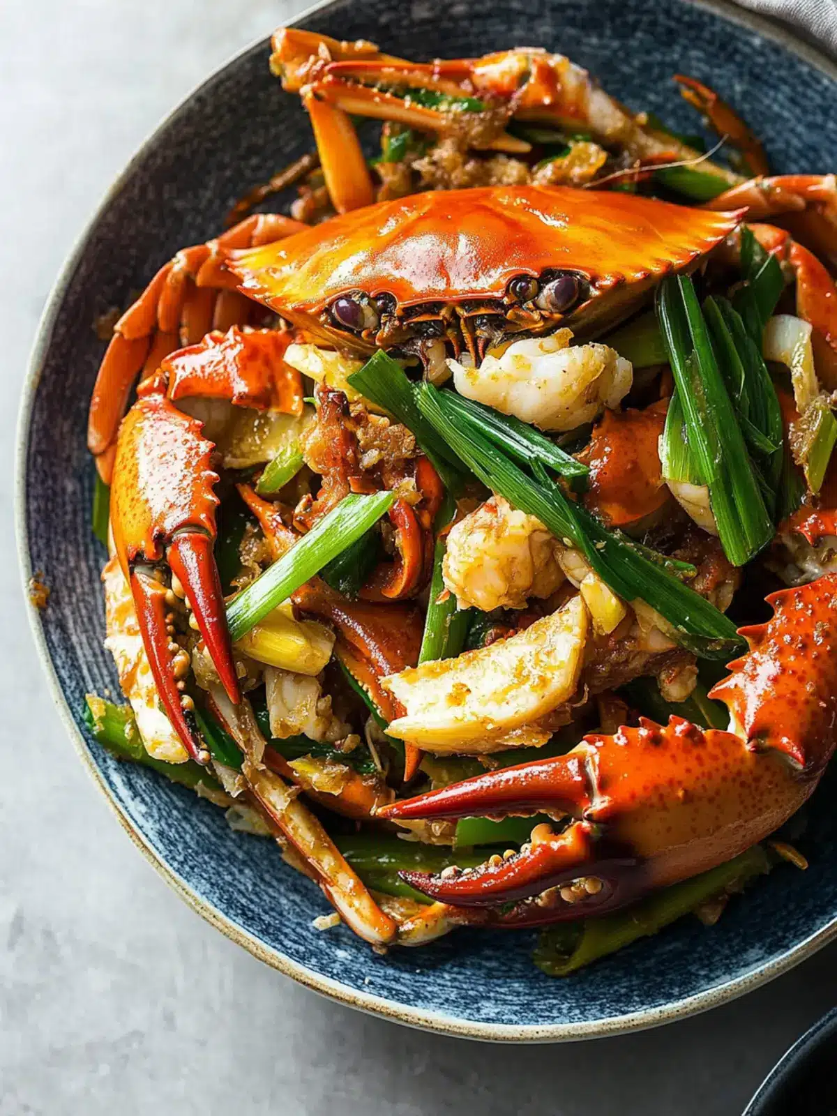 Stir-fried Crab with Ginger and Scallion That Wows Every Time 2 Stir-fried Crab with Ginger and Scallion