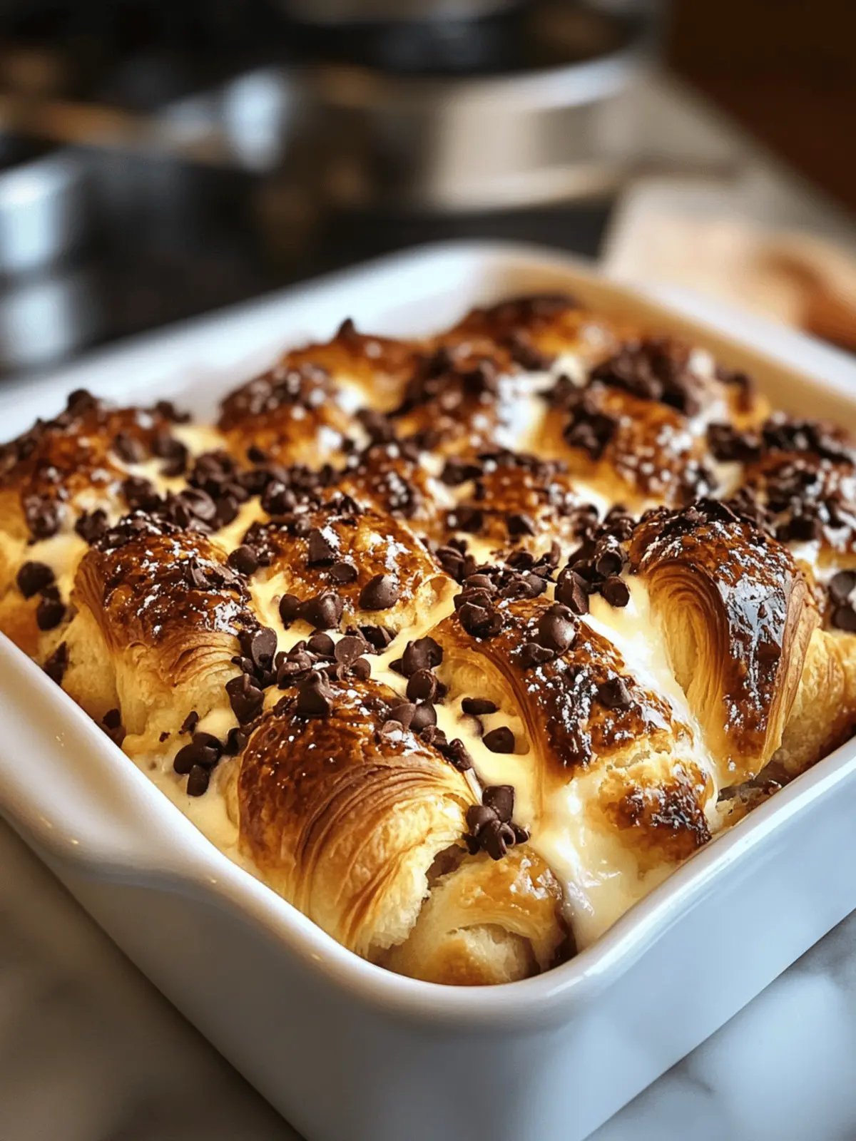 Chocolate Croissant Breakfast Bake: Your New Weekend Indulgence 2 Chocolate Croissant Breakfast Bake