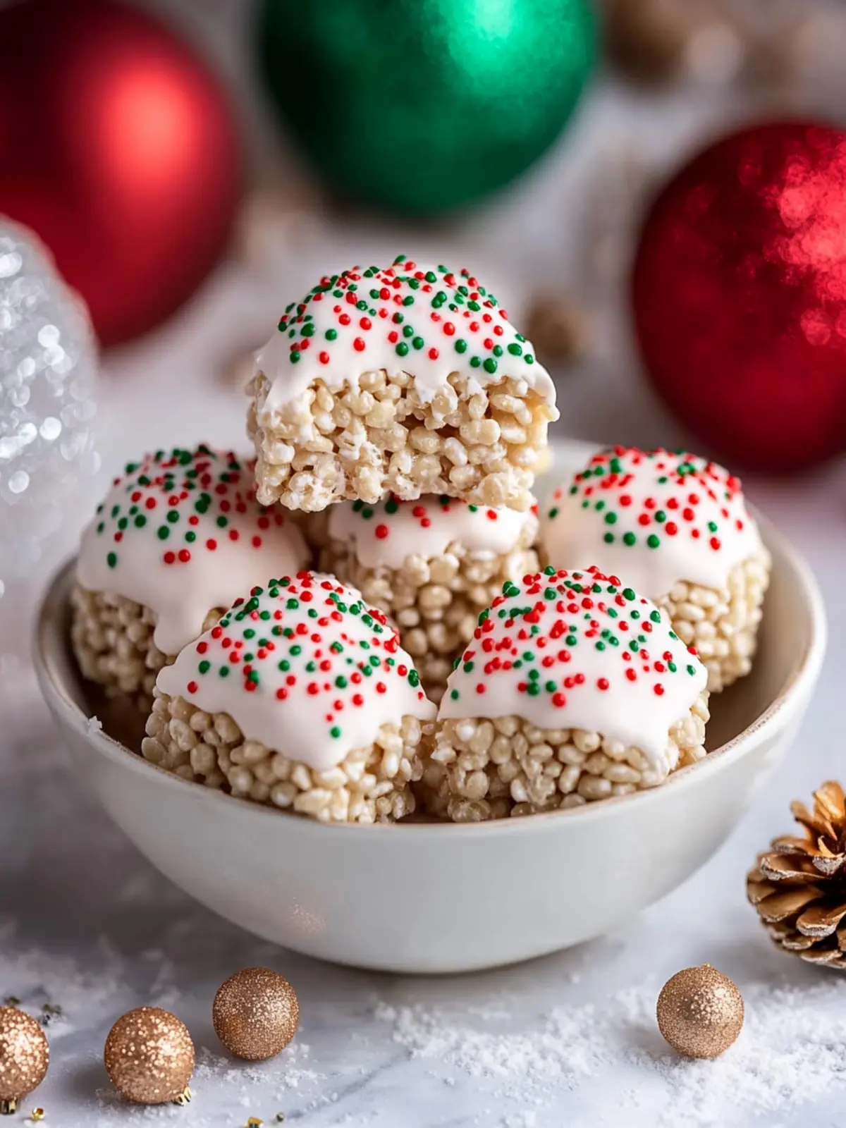 Delicious Christmas Rice Crispy Treats with a Fun Twist 4 Christmas Rice Crispy Treats