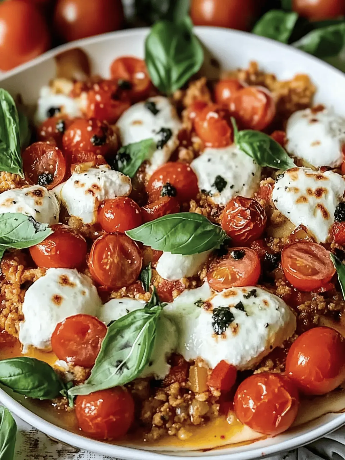 Savor Ground Chicken Caprese for a Quick Italian Treat 4 Ground Chicken Caprese