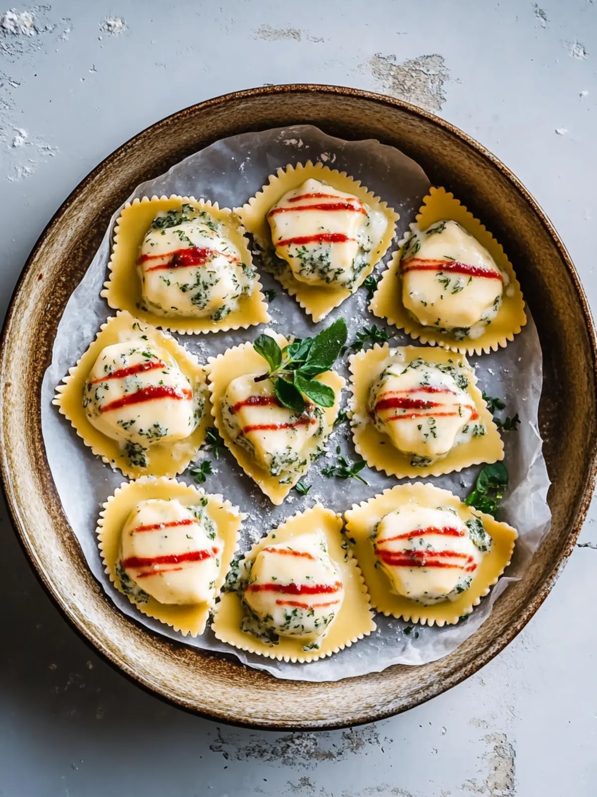 Delicious Homemade Sweetheart Herbed Cheese Ravioli Recipe 4 Homemade Sweetheart Herbed Cheese Ravioli