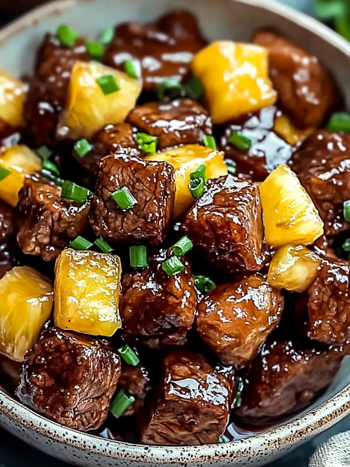 Sticky Pineapple Brown Sugar Glazed Beef That's Irresistibly Sweet 4 Sticky Pineapple Brown Sugar Glazed Beef