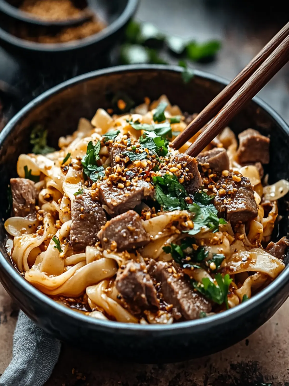 Savory Cumin Lamb Noodles with Hand-Pulled Noodles Unleashed 4 Cumin Lamb Noodles with Hand-Pulled Noodles