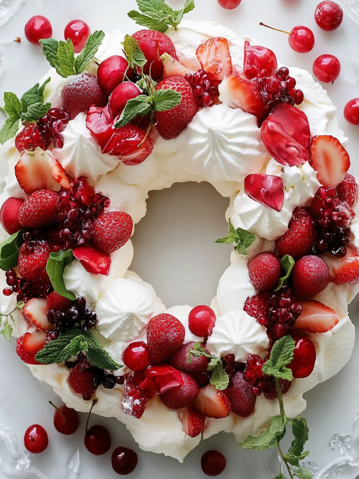 Pavlova Wreath: A Delightful Festive Dessert to Impress 4 Pavlova Wreath