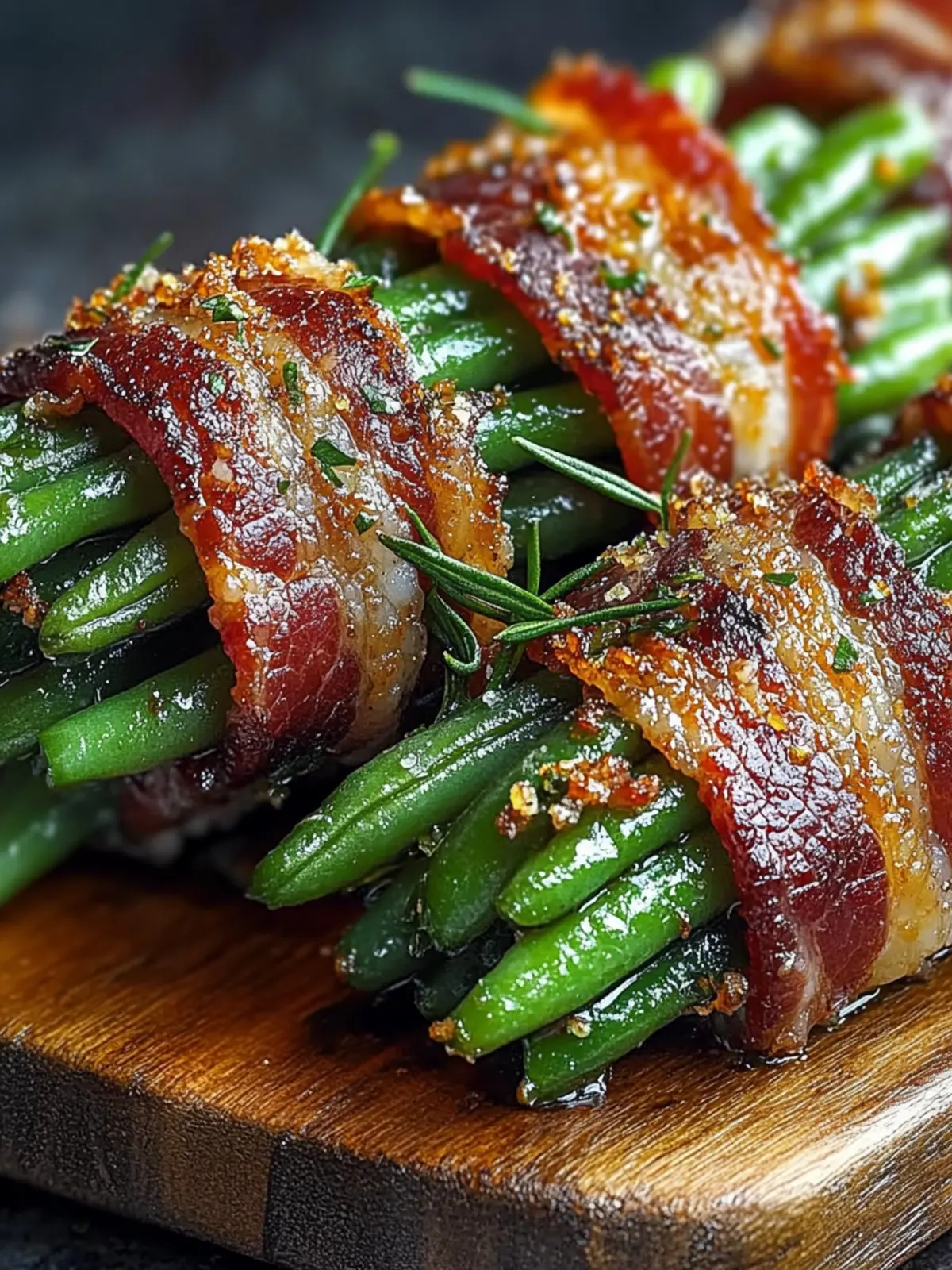 Bacon-Wrapped Green Bean Bundles for Ultimate Snack Joy 3 Bacon-Wrapped Green Bean Bundles