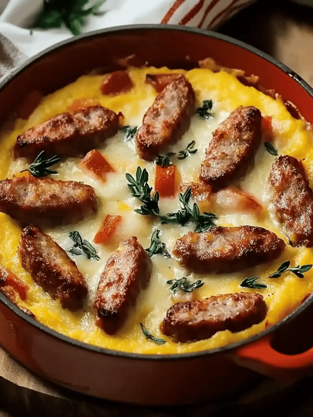 Satisfying Sausage and Polenta Bake Dinner for Cozy Nights 3 Sausage and Polenta Bake Dinner