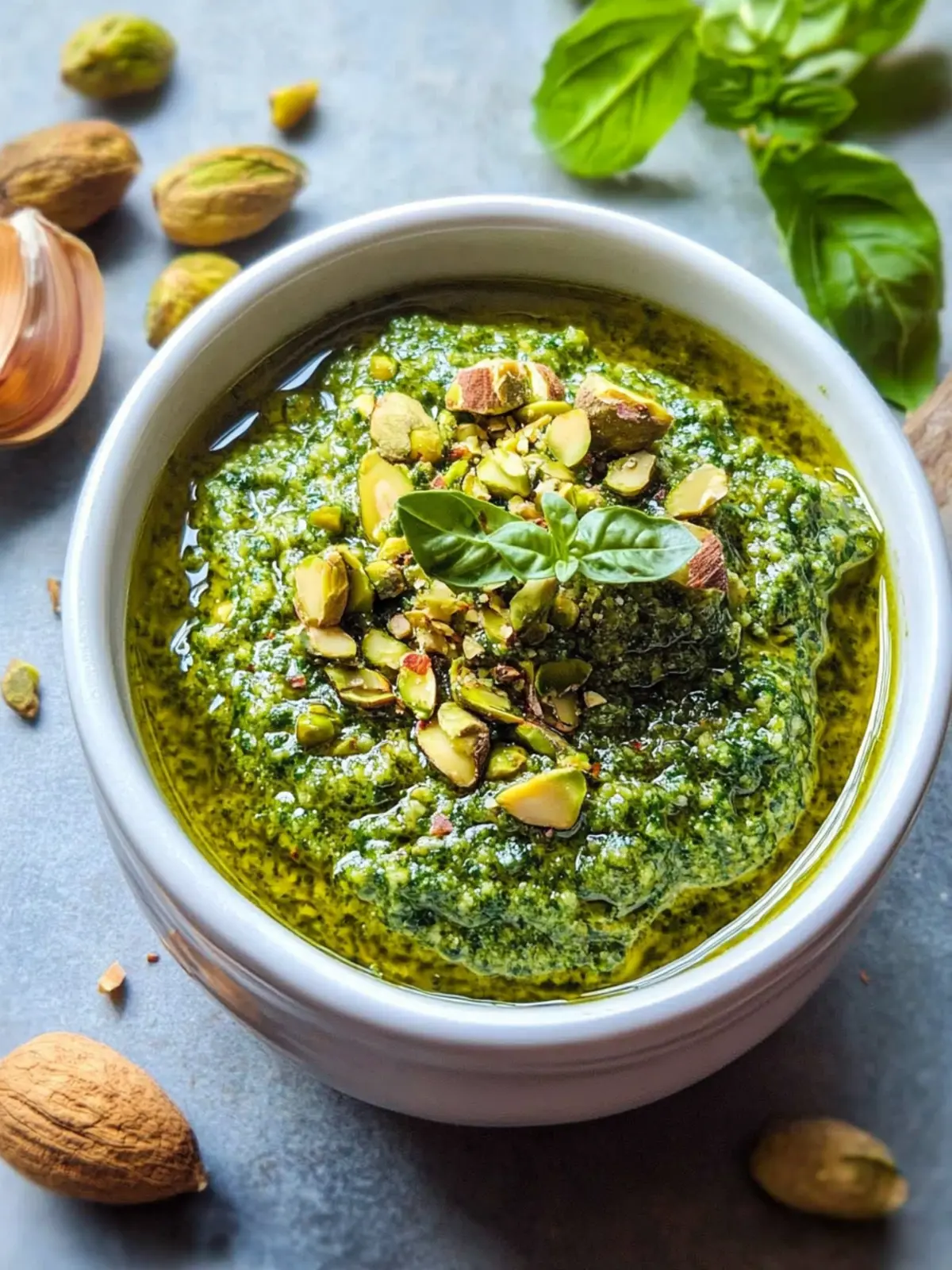 Pistachio Pesto Magic: Quick, Creamy Bliss for Your Meals 2 Pistachio Pesto