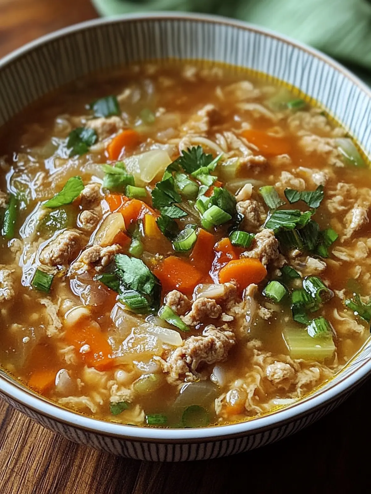 Delicious One-Pot Egg Roll Soup Ready in 30 Minutes 4 One-Pot Egg Roll Soup