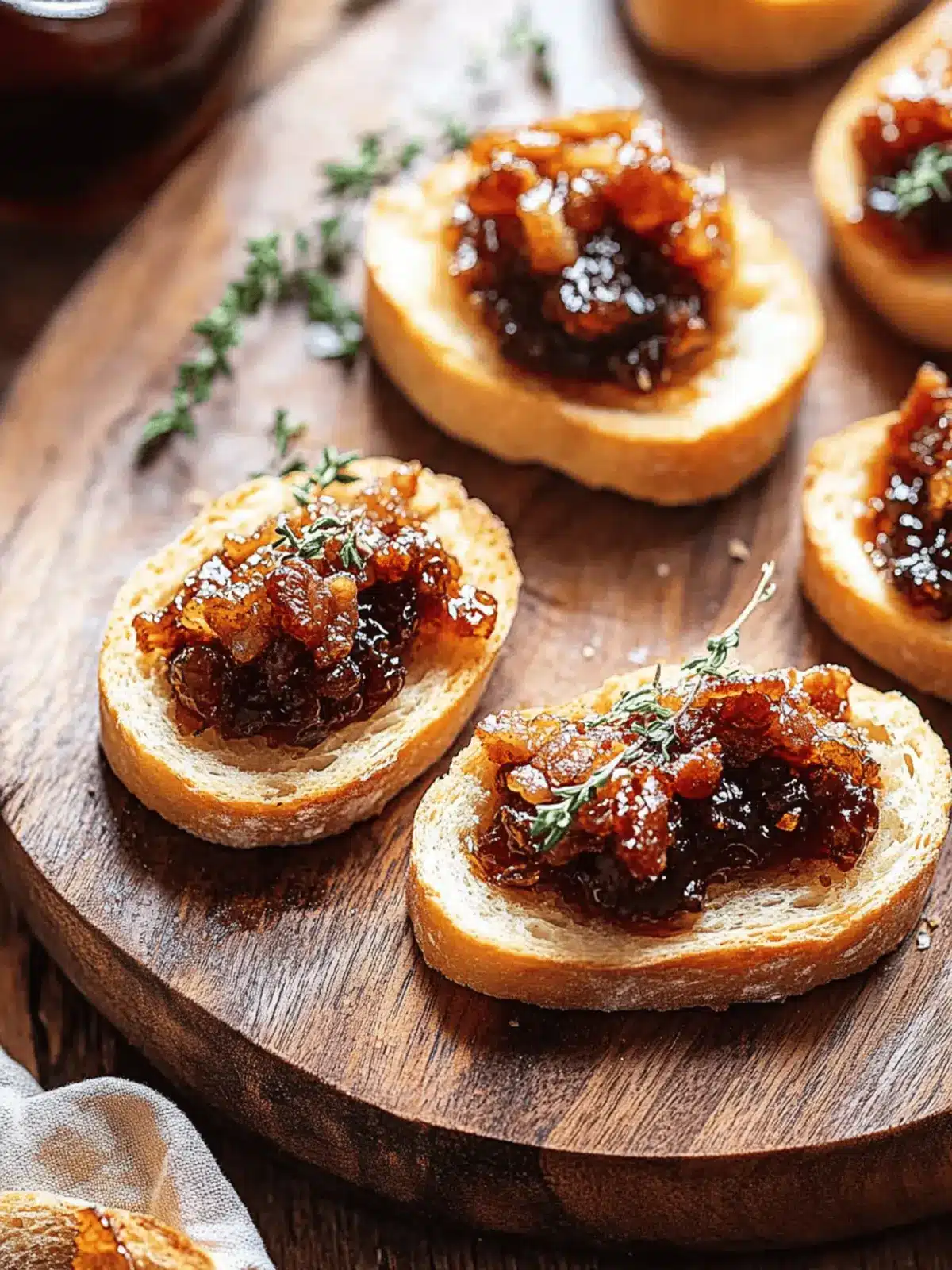 Bourbon Bacon Jam Crostini: A Savory Sweet Delight to Share 2 Bourbon Bacon Jam Crostini