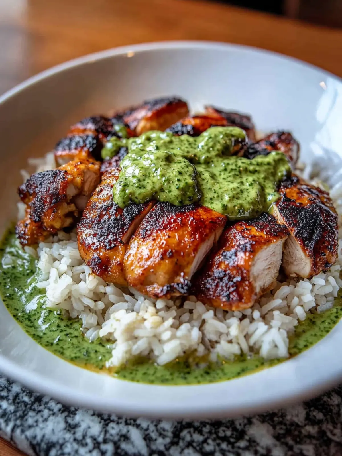 Peruvian Chicken & Rice with Green Sauce You'll Crave 3 Peruvian Chicken & Rice with Green Sauce