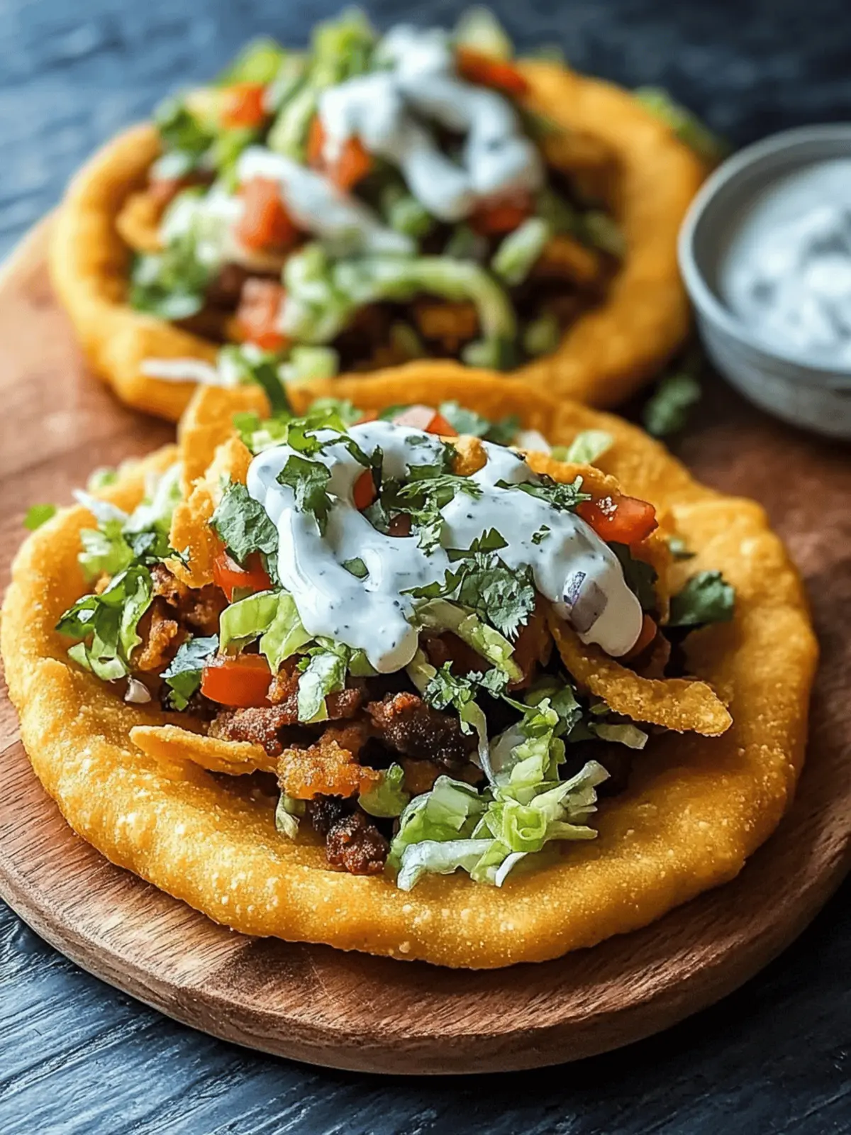 Navajo Tacos with Indian Fry Bread Customize Your Comfort Food 3 Navajo Tacos with Indian Fry Bread