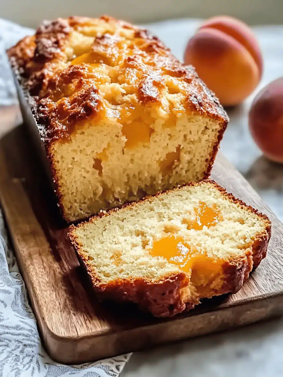 Southern Peach Bread Recipe for a Sweet Summer Indulgence 4 Southern Peach Bread