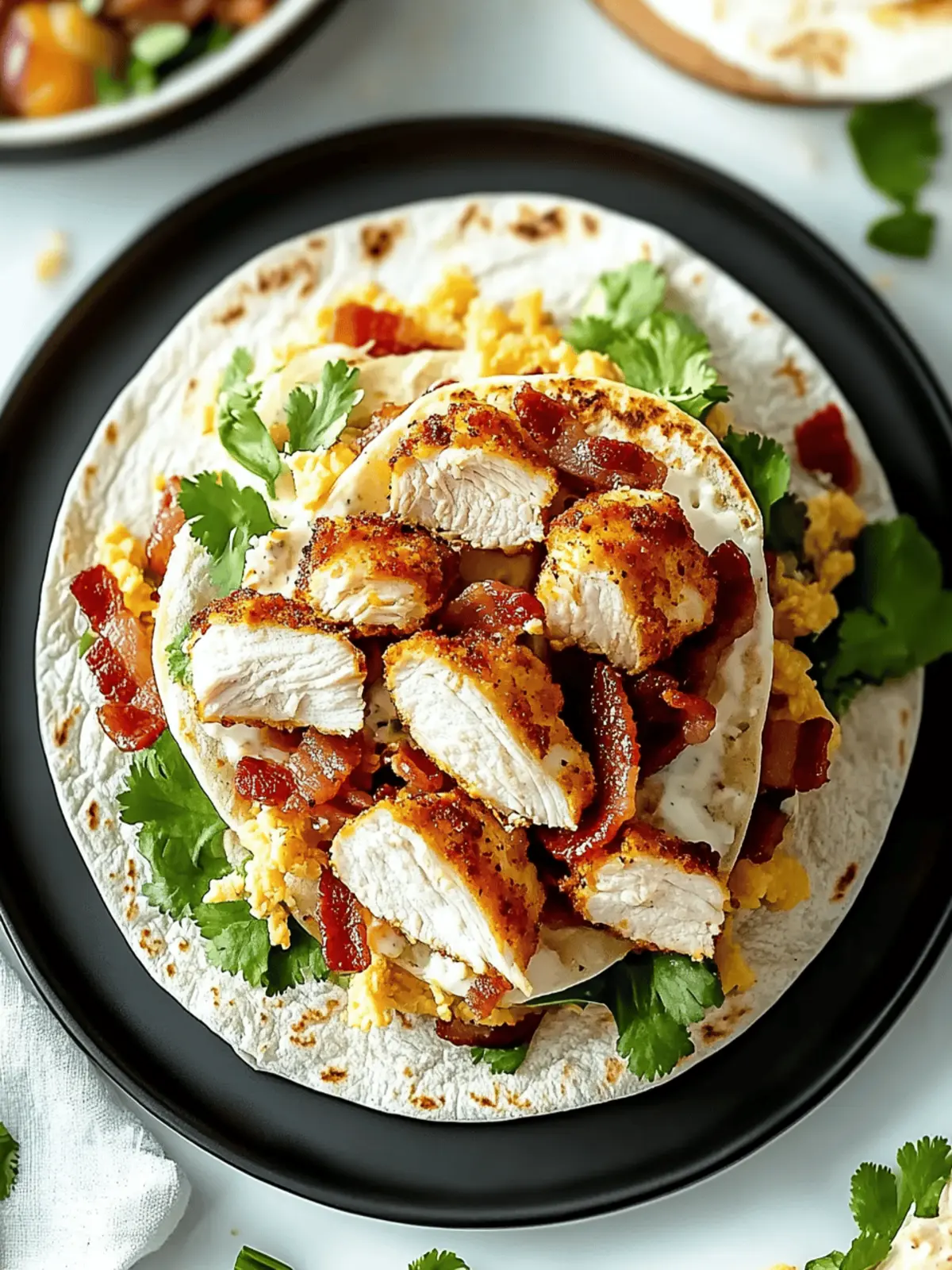 Crispy Chicken Bacon Ranch Wrap: Your Ultimate Comfort Meal 4 Crispy Chicken Bacon Ranch Wrap