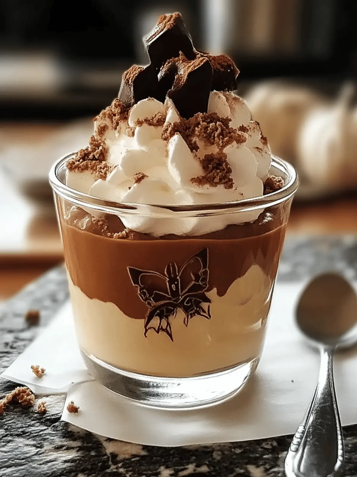 Halloween Pumpkin Chocolate Pudding: A Spooky Sweet Treat 4 Halloween Nachtisch K ¼rbis Pudding mit Schokolade