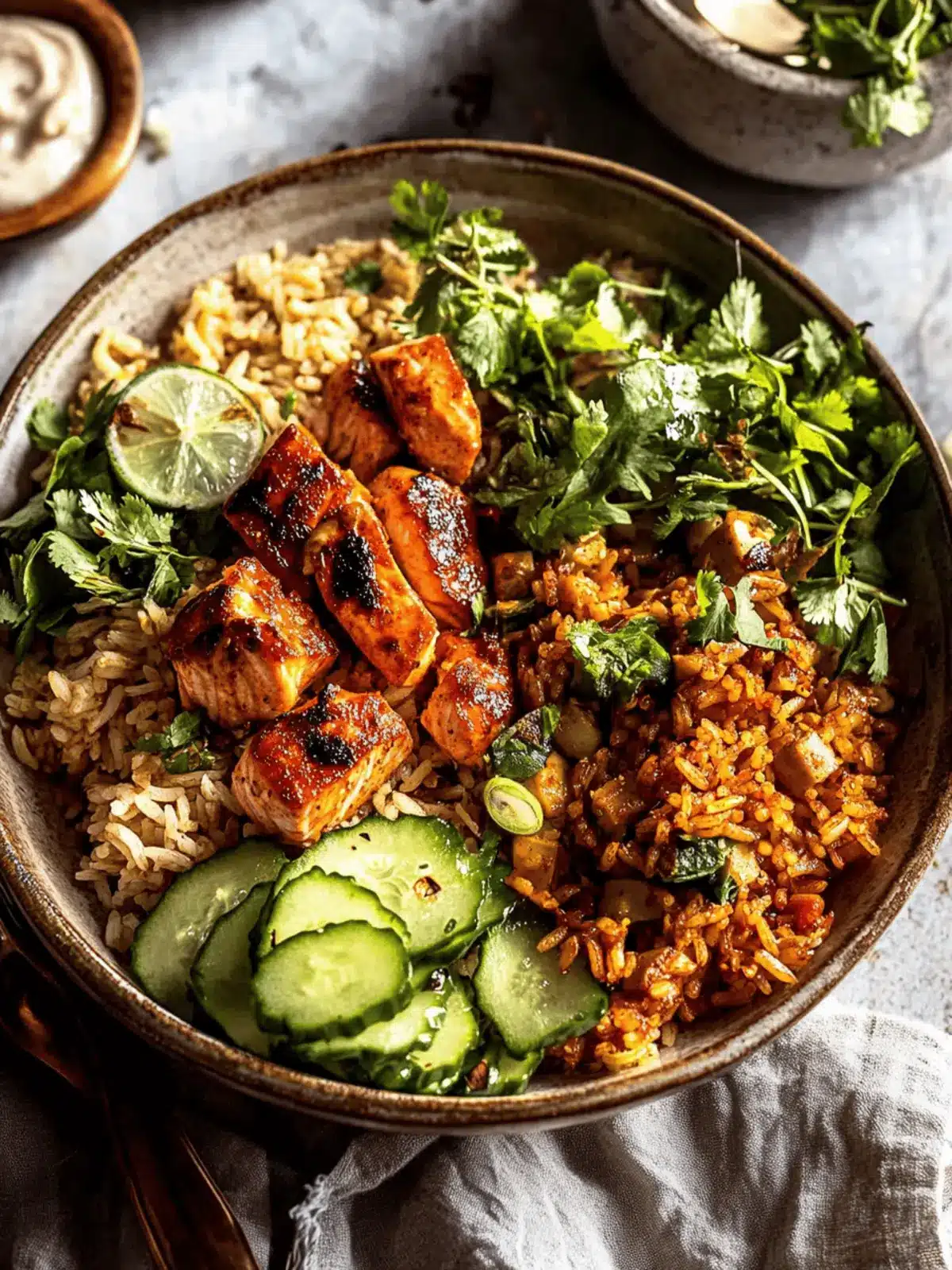Zesty Spicy Chipotle Honey Salmon Rice Salad to Thrill You 3 Spicy Chipotle Honey Salmon Rice Salad