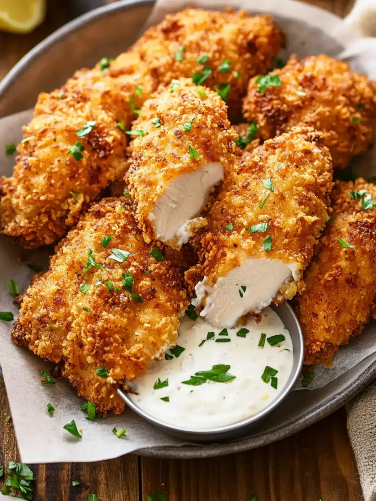Crispy Sour Cream and Onion Chicken for Effortless Comfort 3 Crispy Sour Cream and Onion Chicken