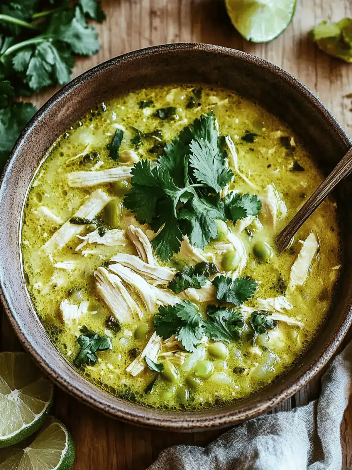 Green Chicken Enchiladas Soup for Cozy Nights in 2 Green Chicken Enchiladas Soup