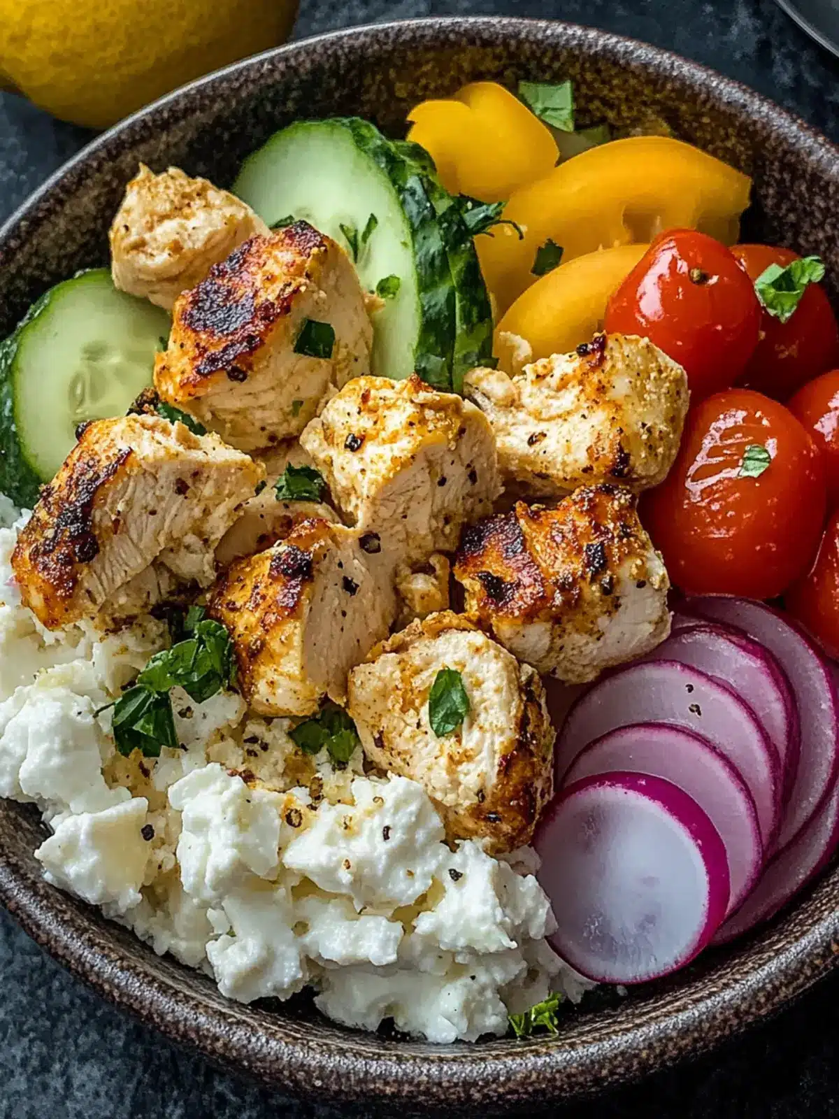 Delicious Greek Chicken Bowls for Easy Weeknight Dinners 4 Greek Chicken Bowls