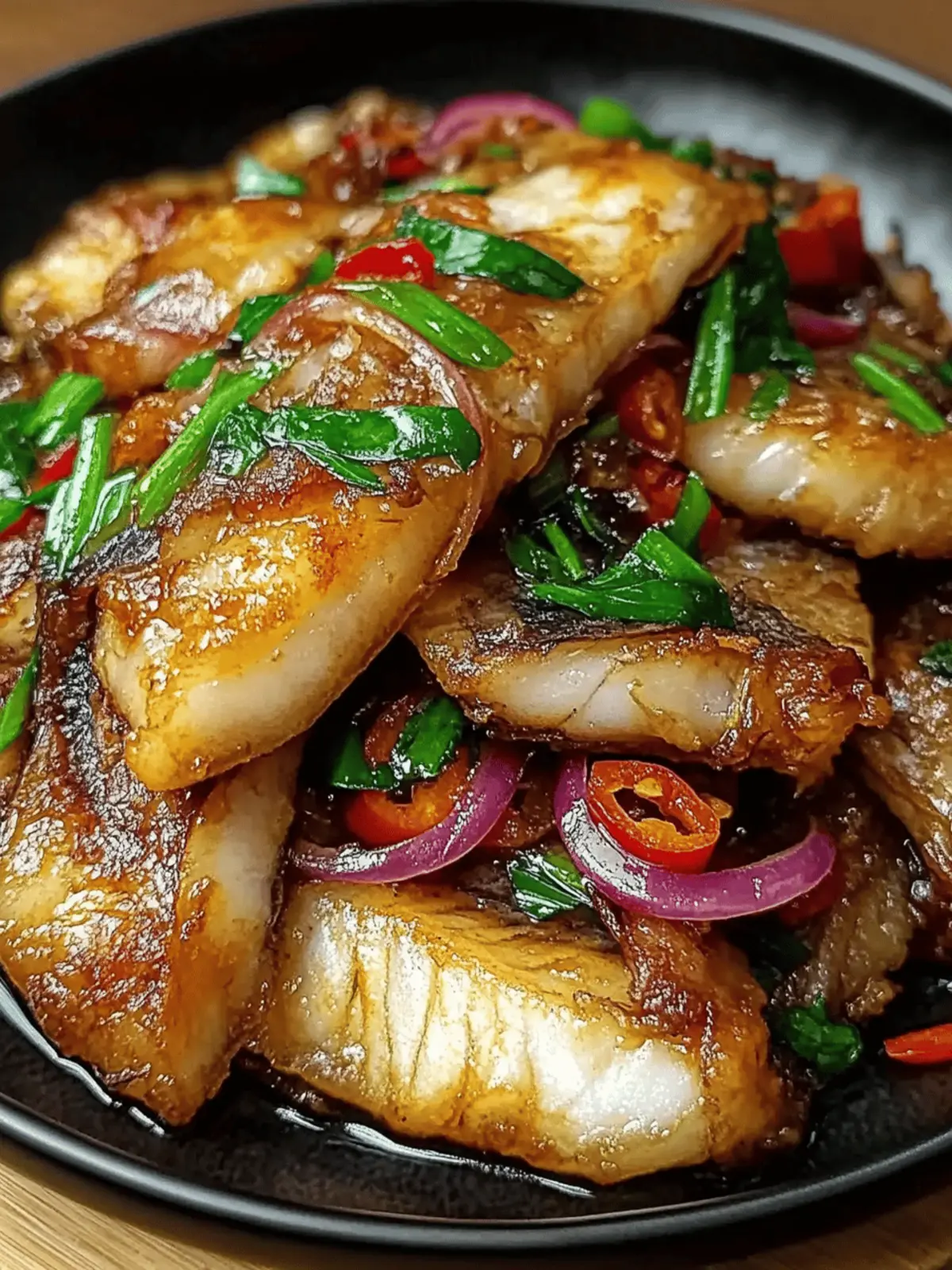Ginger Onion Fried Sea Bass Recipe for Unforgettable Flavor 3 Ginger Onion Fried Sea Bass Recipe