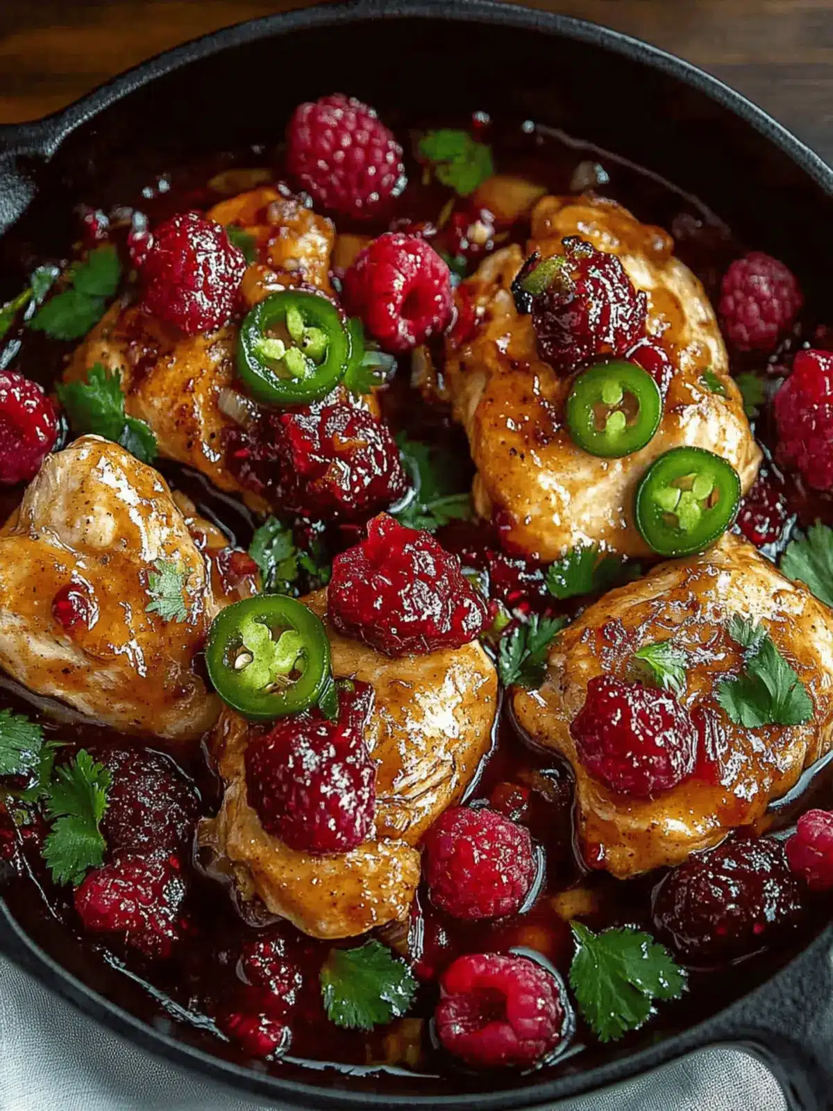 Sweet and Spicy Jalapeno Raspberry Chicken in Just 25 Minutes 3 Jalapeno Raspberry Chicken