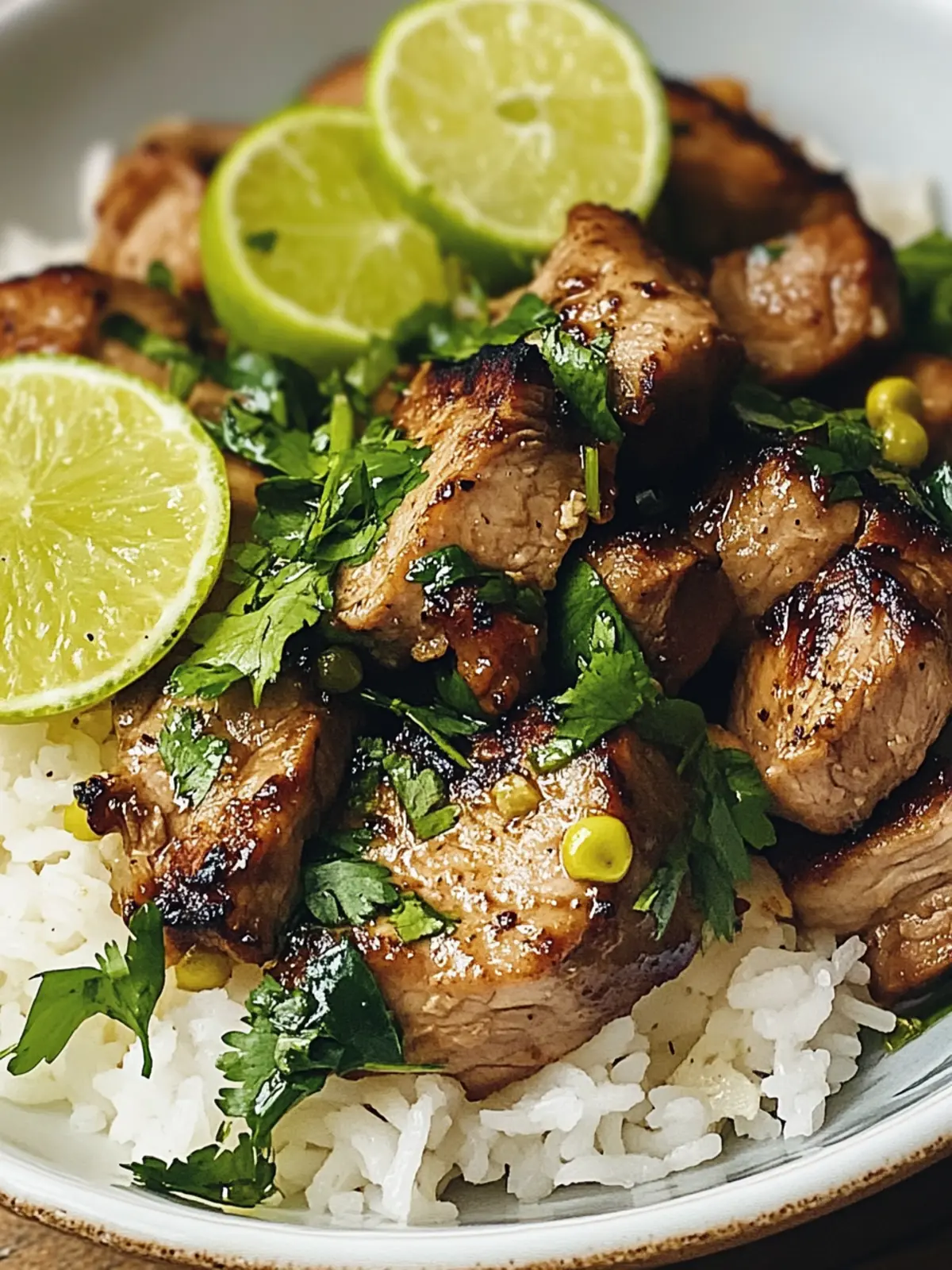 Ginger Lime Pork with Coconut Rice: Your Tropical Dinner Escape 3 Ginger Lime Pork with Coconut Rice