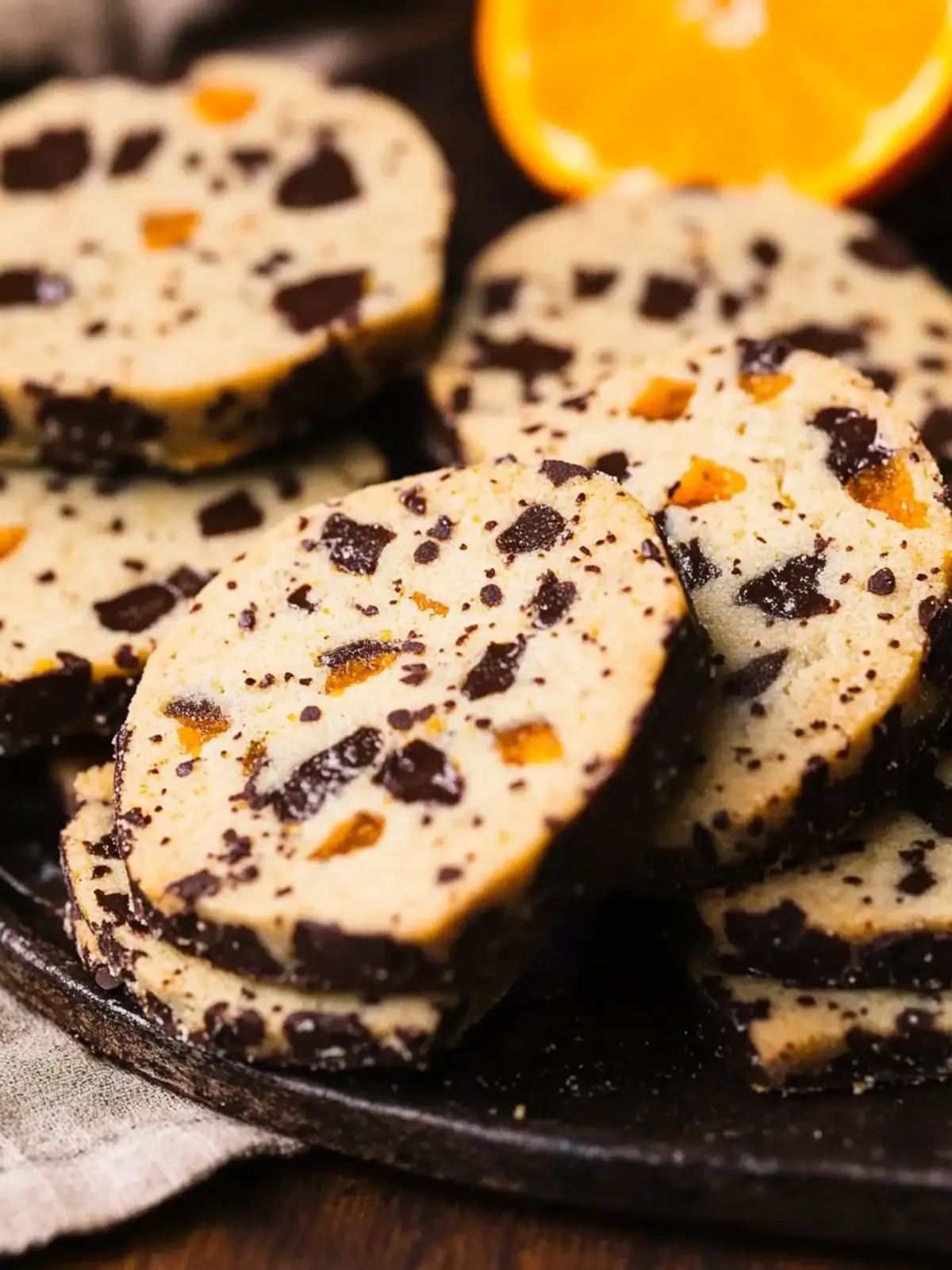 Melt-in-Your-Mouth Chocolate Orange Shortbread Cookies 4 Chocolate Orange Shortbread Cookies