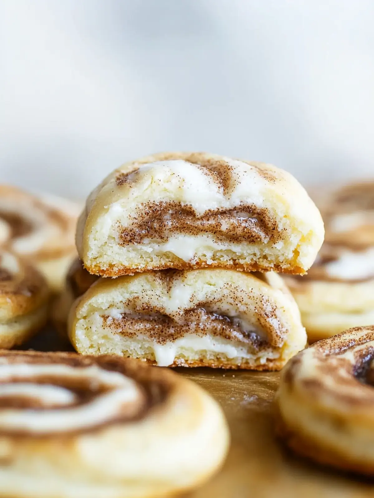 Indulge in Bliss with Homemade Cinnamon Roll Cookies 2 Cinnamon Roll Cookies