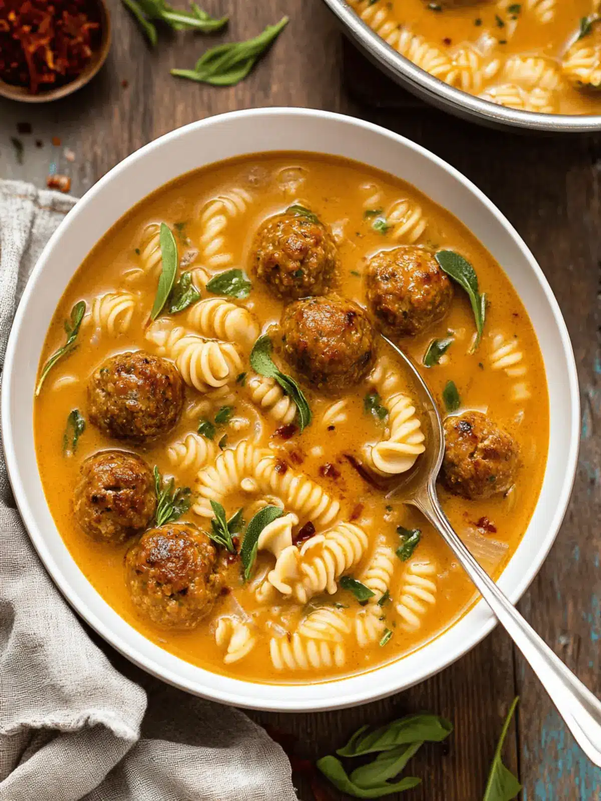 Hearty Tuscan 'Marry Me' Meatball Soup for Cozy Nights 4 Hearty Tuscan 'Marry Me' Meatball Soup