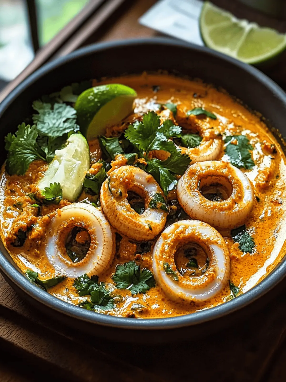 Savory Squid Ring and Coconut Curry for a Tropical Escape 2 Squid Ring and Coconut Curry