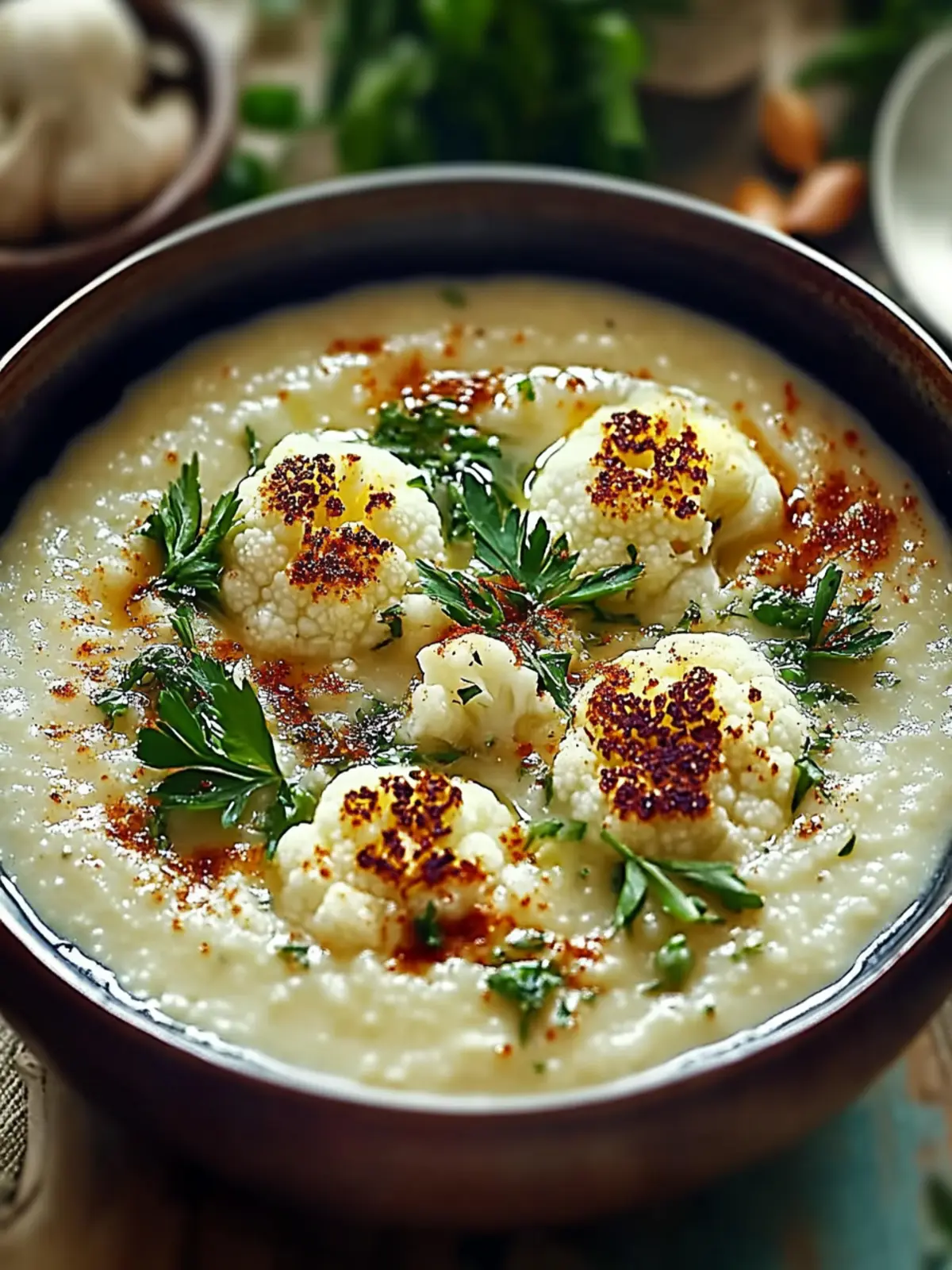 Creamy Cauliflower Soup: A Flavor-Packed Comfort Bowl 3 Cauliflower Soup