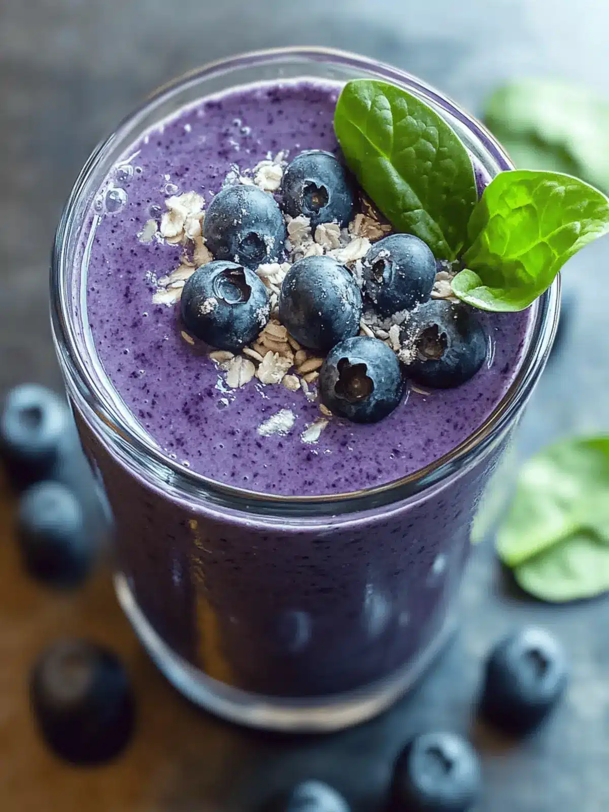 Delicious Blueberry Spinach Smoothie for a Boost of Energy 2 Blueberry Spinach Smoothie
