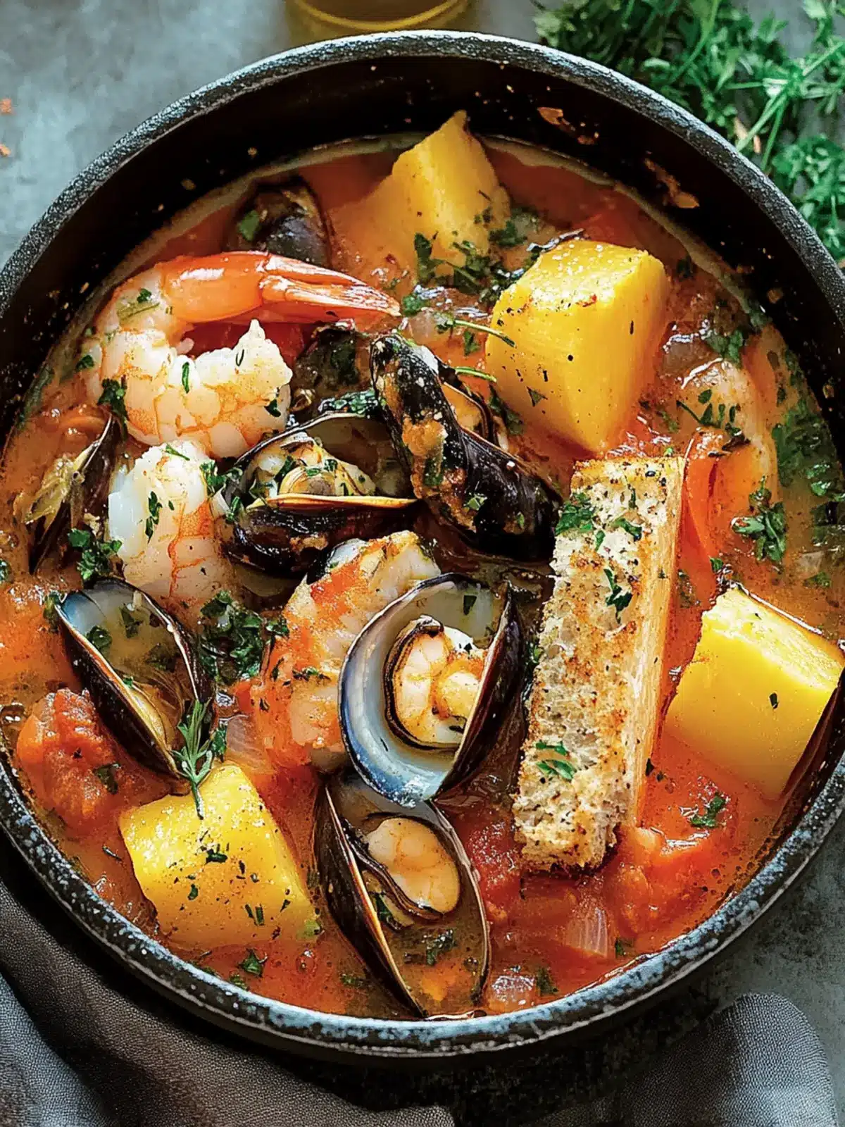 Delicious Bouillabaisse French Seafood Stew Ready in 45 Minutes 3 Bouillabaisse French Seafood Stew